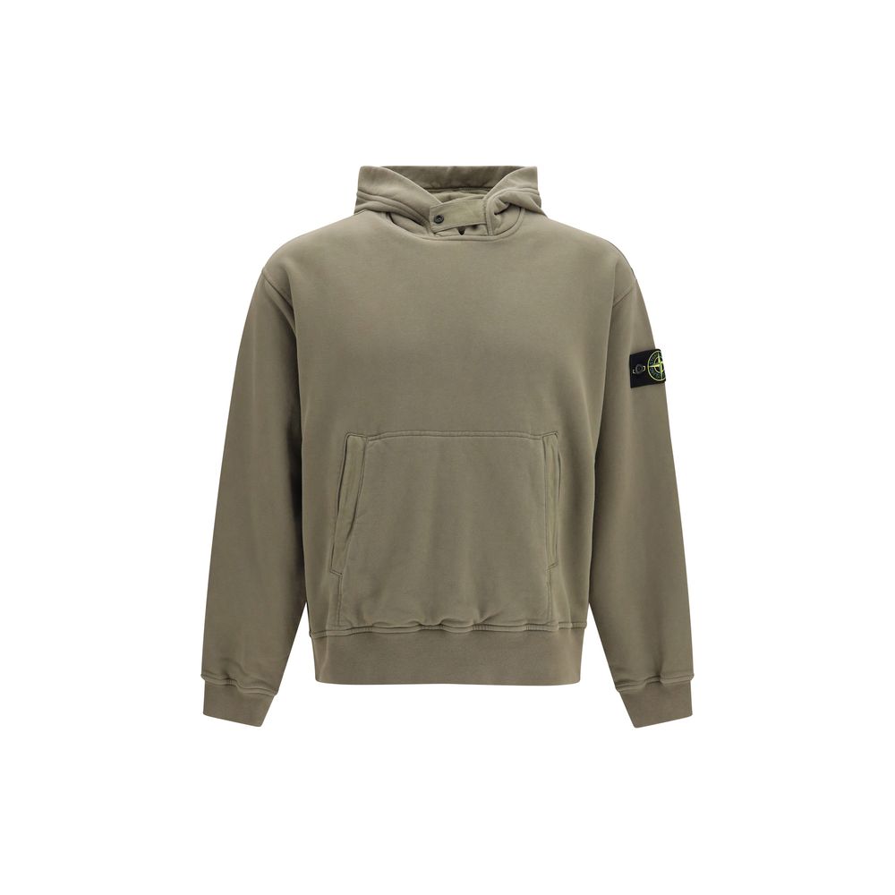Stone Island Zweifarbiger Baumwollpullover-1