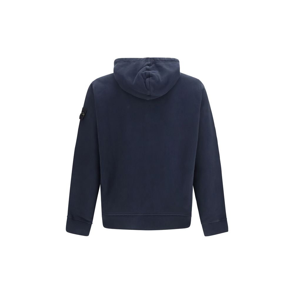 Stone Island Blauer Baumwoll-Sweatshirt-2