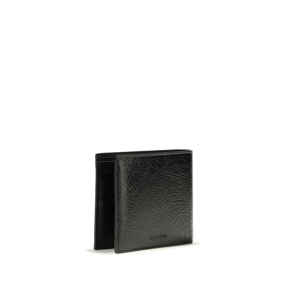 Balenciaga Schwarzes Lamm Ovis Aries Aries Portemonnaie-2