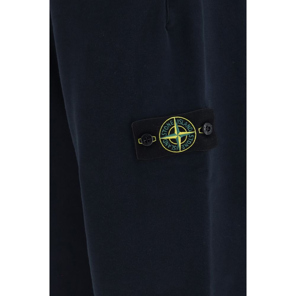 Stone Island Blauer Baumwoll-Sweatshirt-3