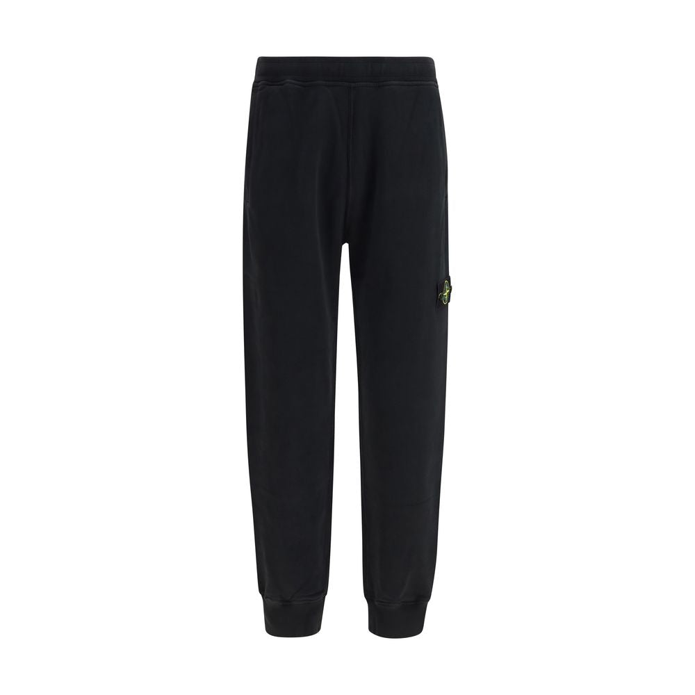 Stone Island Schwarzer Baumwoll-Sweatshirt-1