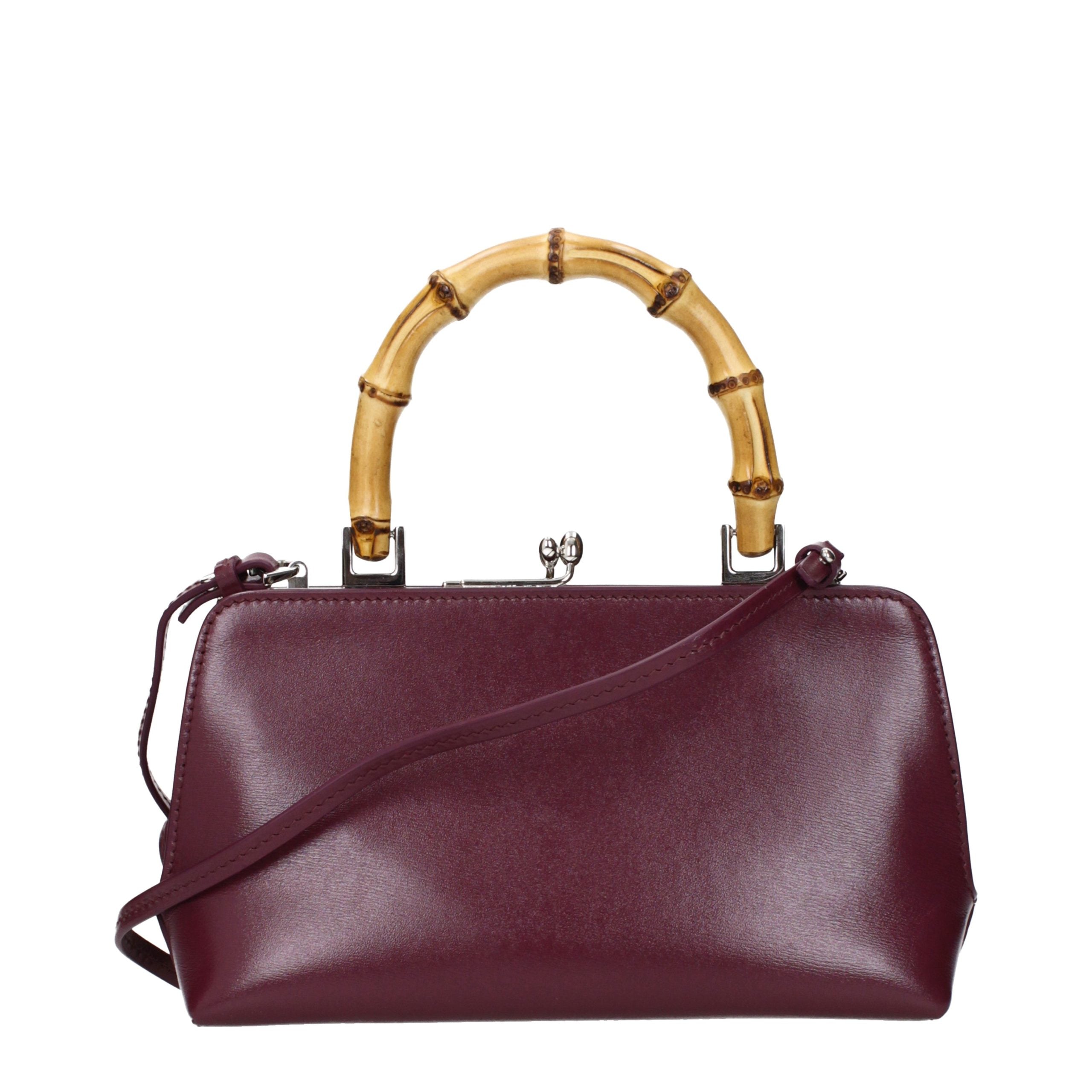 Jil Sander Rote Lederhandtasche-3