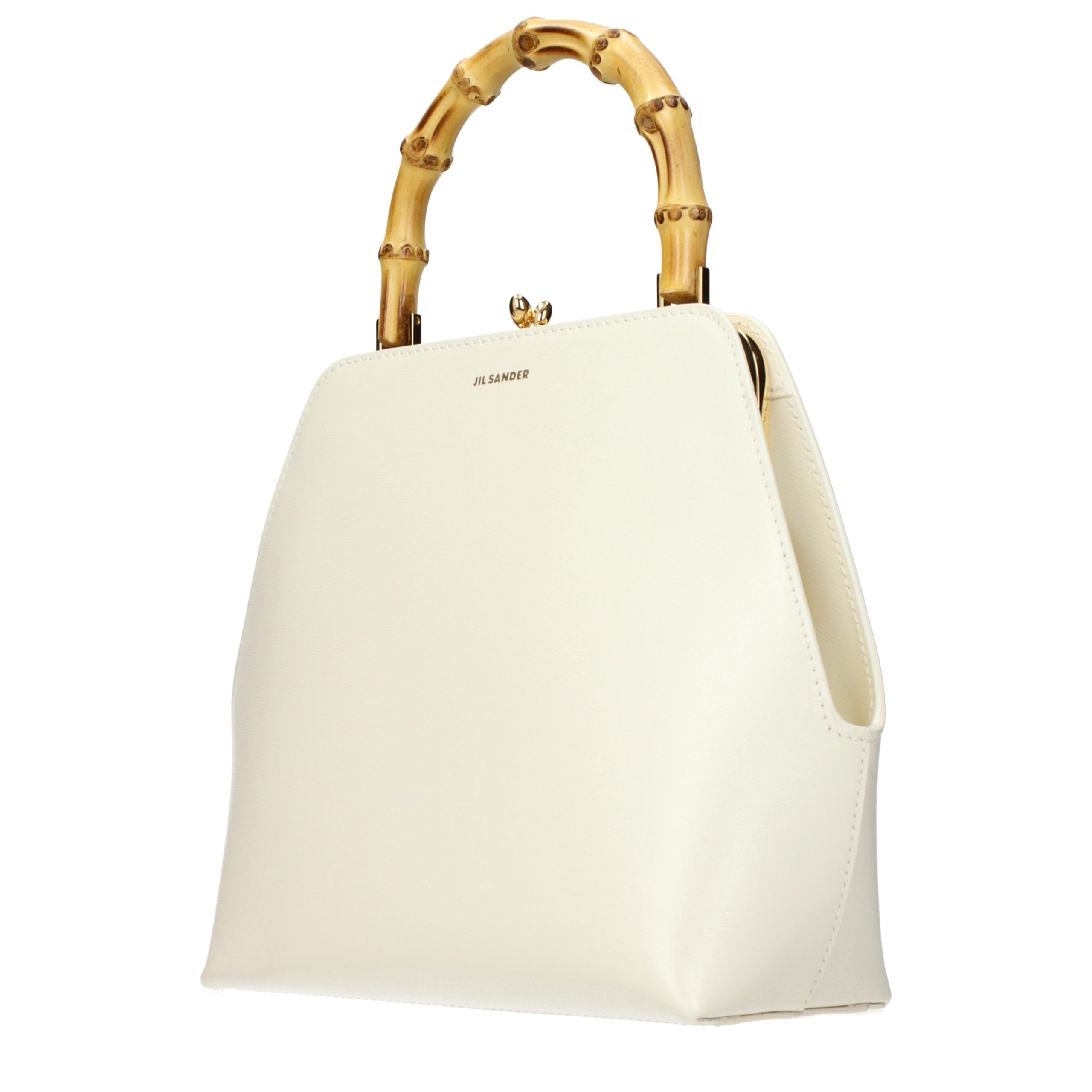 Jil Sander Beige Leder Handtasche-2