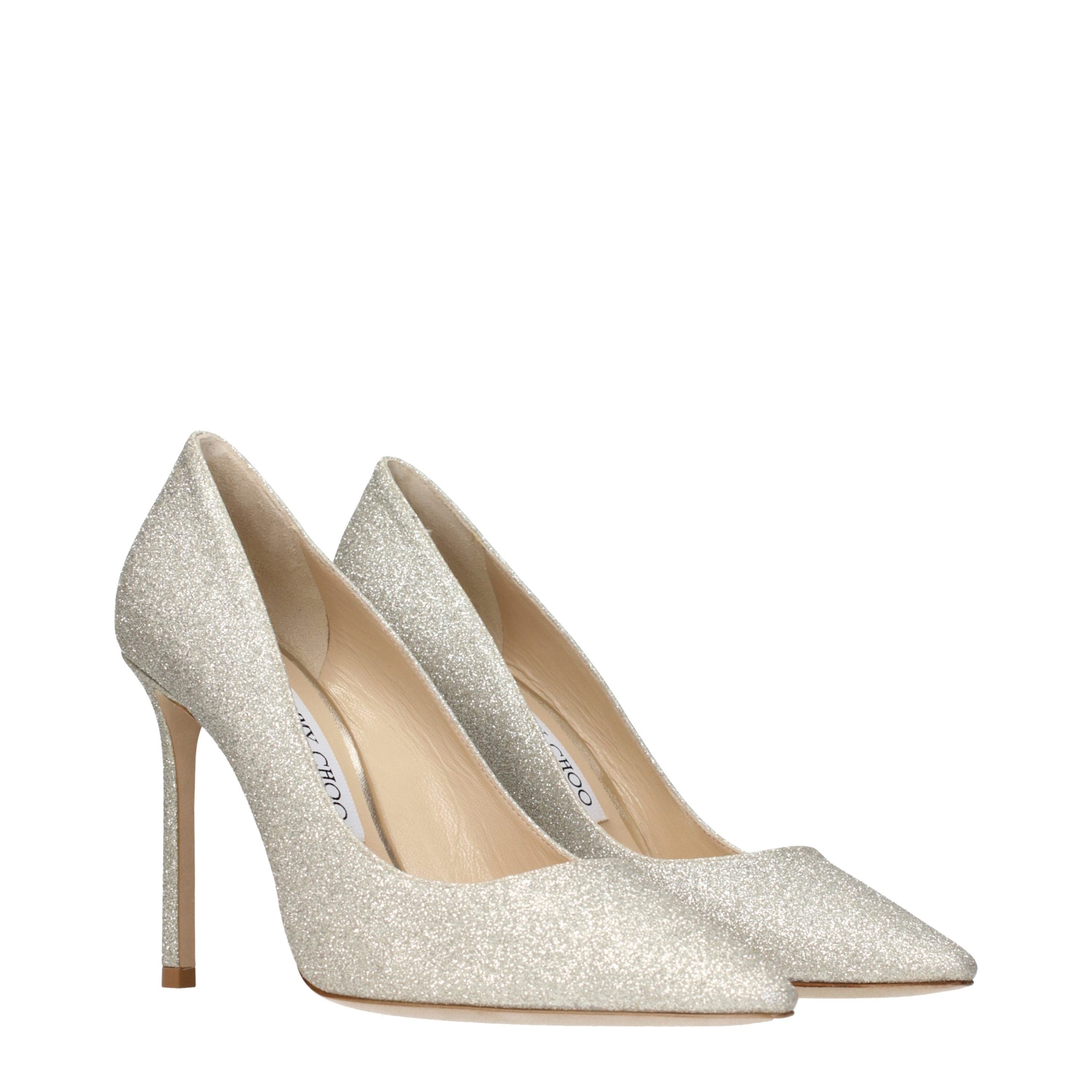 Jimmy Choo Pumps aus Kunststoff mit hohen Absätzen in Gold-2