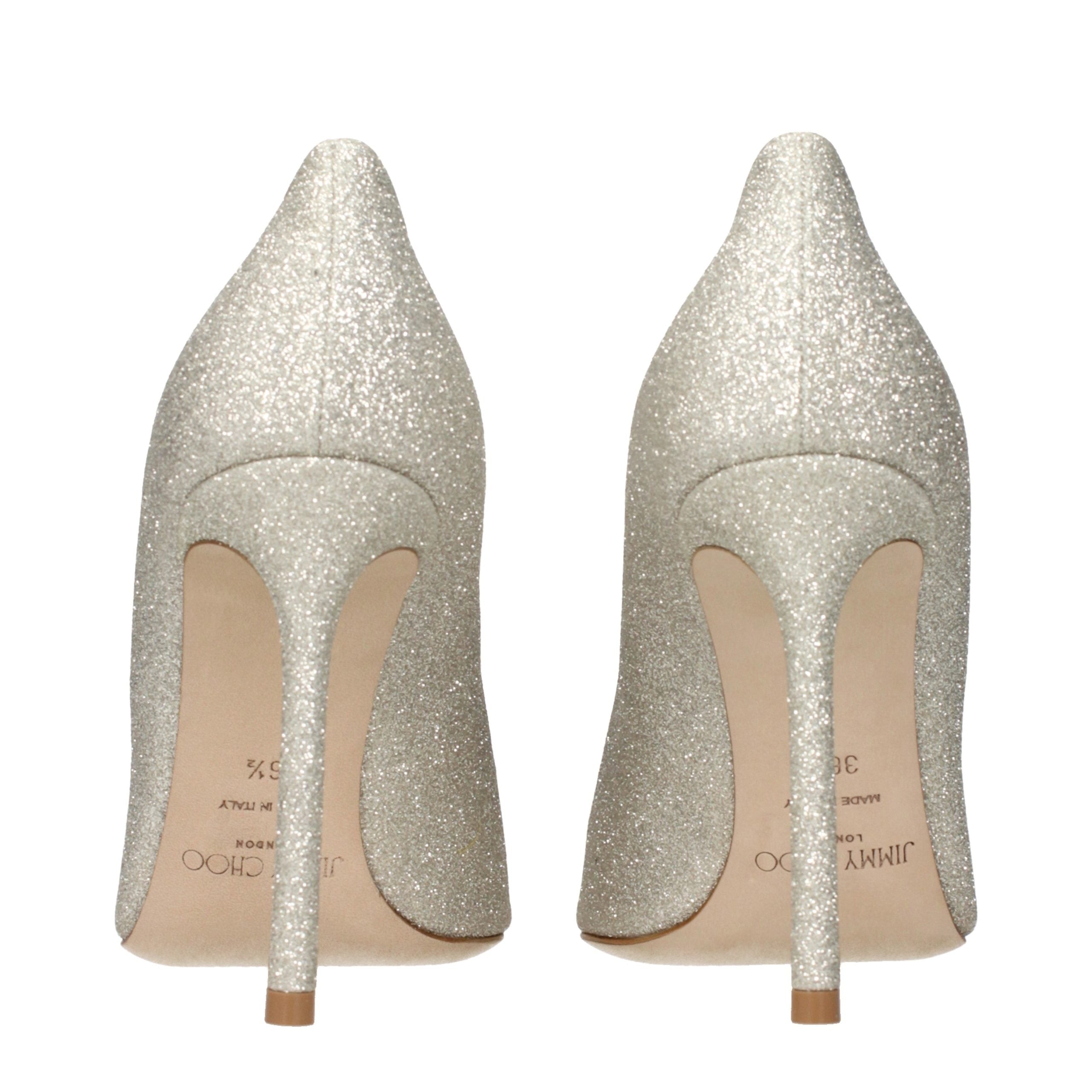 Jimmy Choo Pumps aus Kunststoff mit hohen Absätzen in Gold-5