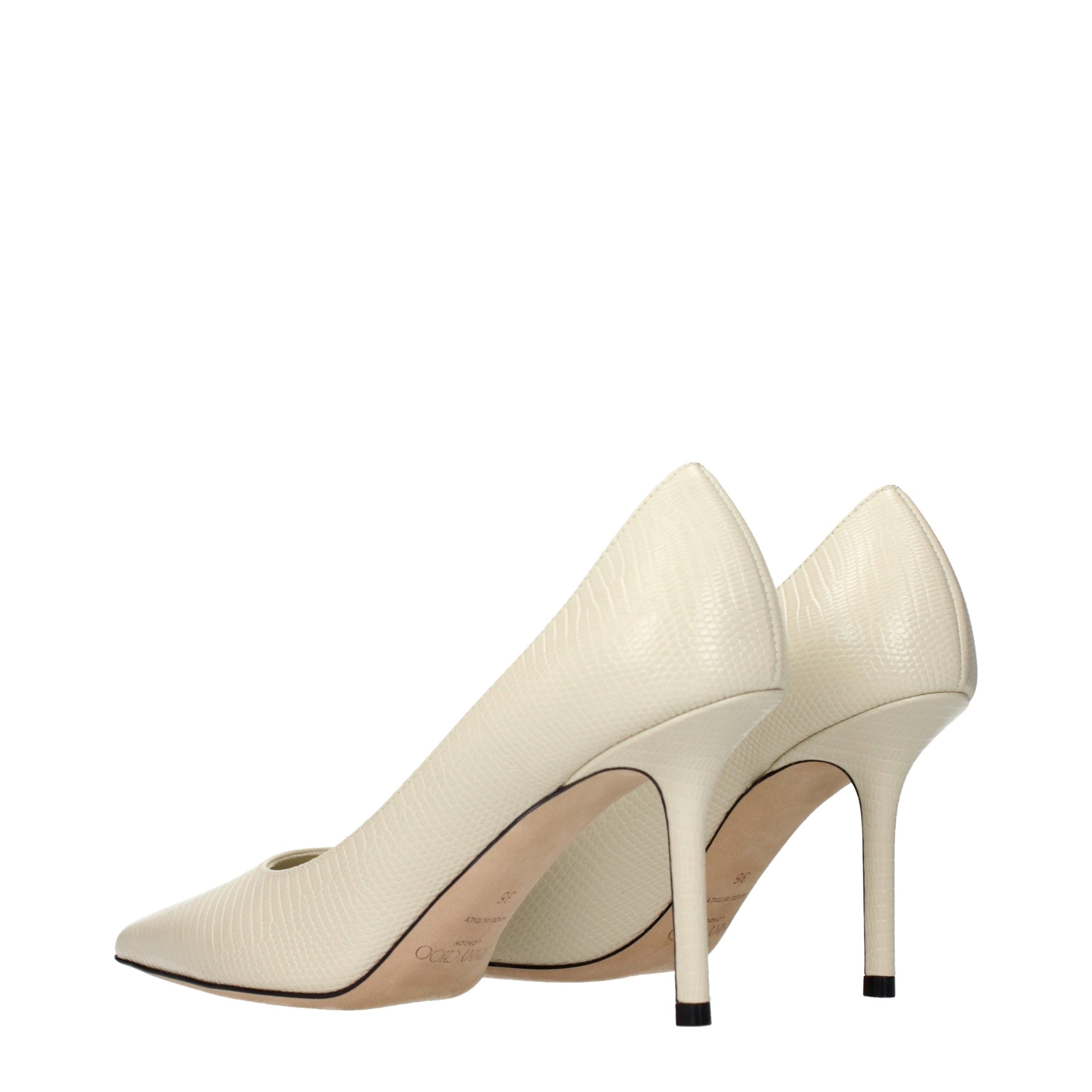 Jimmy Choo Beige Leder Pumps mit hohem Absatz-4