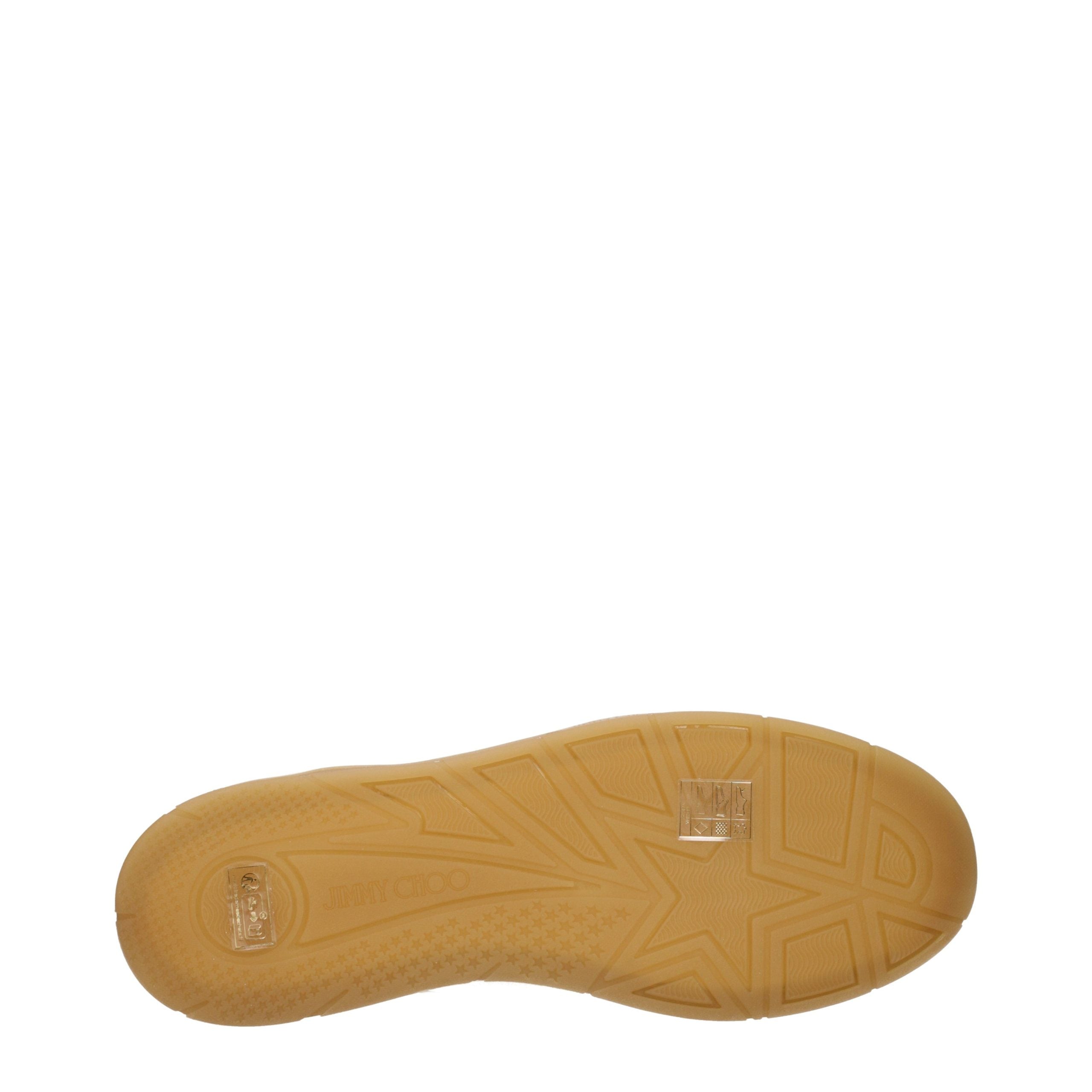 Jimmy Choo Beige Leather Low Top Sneakers-5
