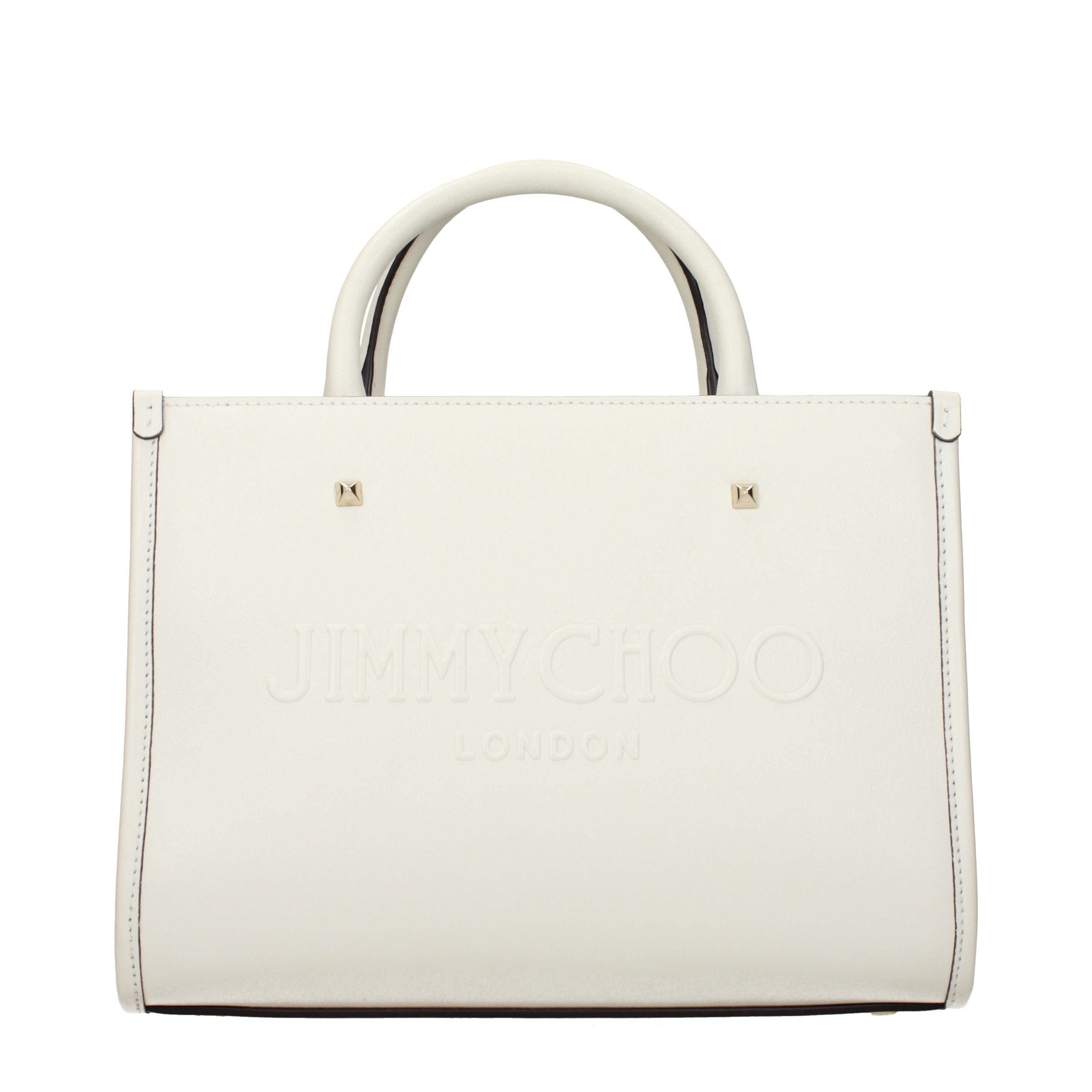 Jimmy Choo Weiße Ledertasche-1