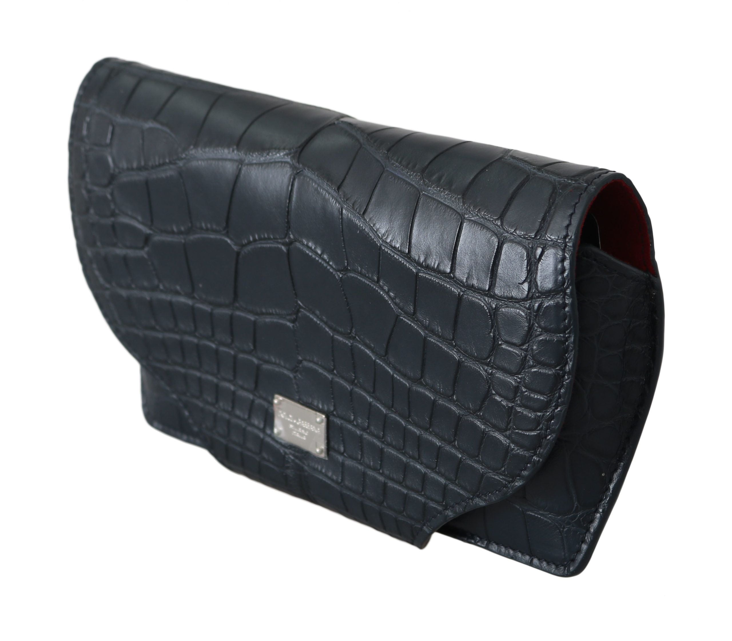 Dolce & Gabbana Blue Crocodile Glasses Case Sunglasses Cover Case-2