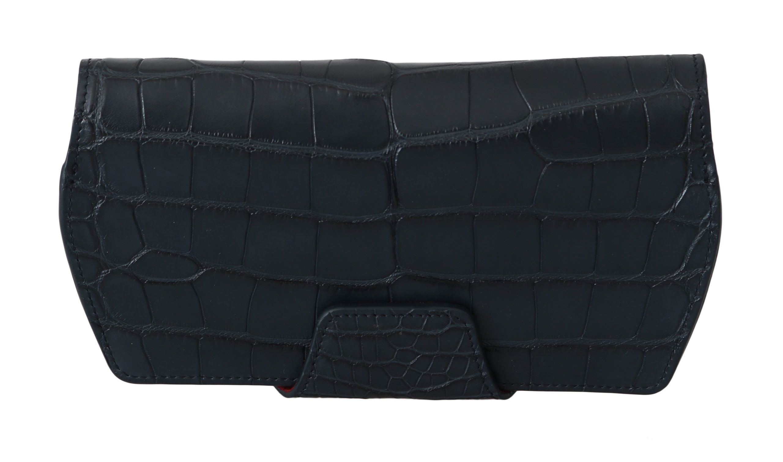 Dolce & Gabbana Blue Crocodile Glasses Case Sunglasses Cover Case-3