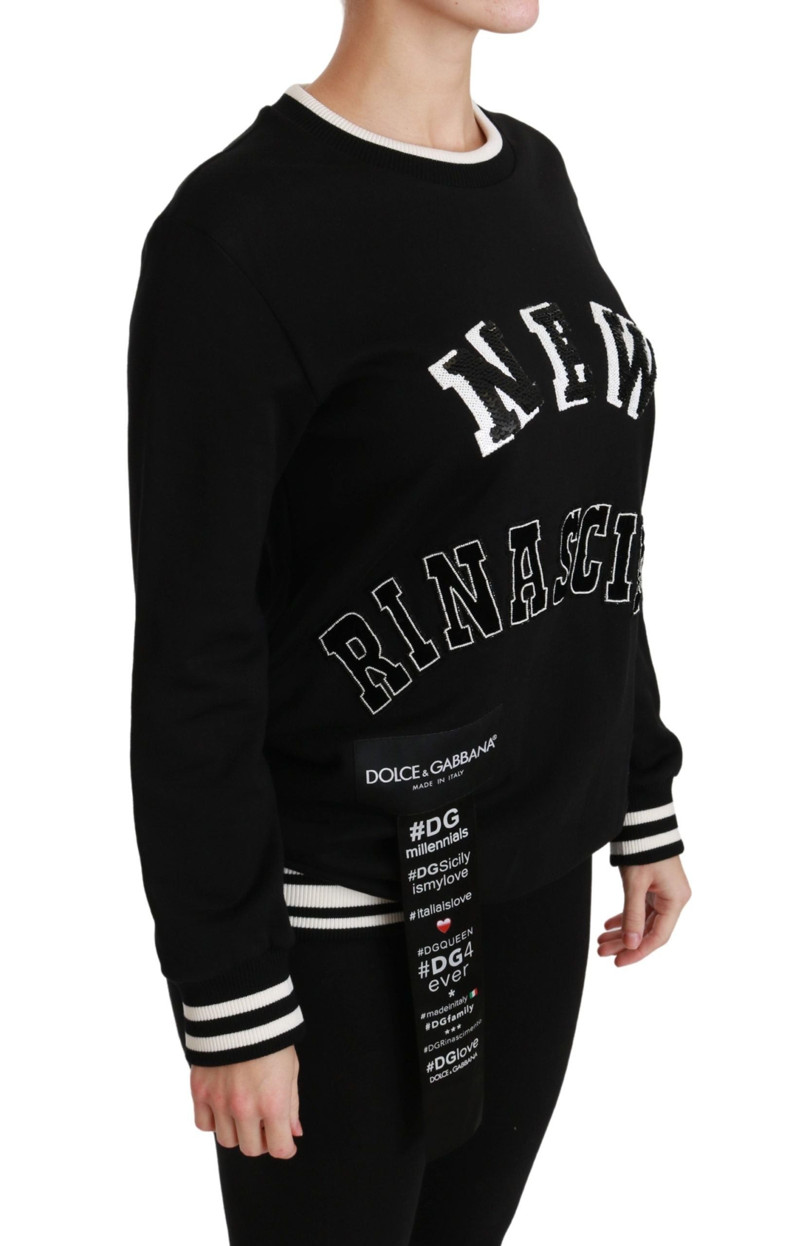 Dolce & Gabbana Black Rinascimento #DGmillennials Sweater-2
