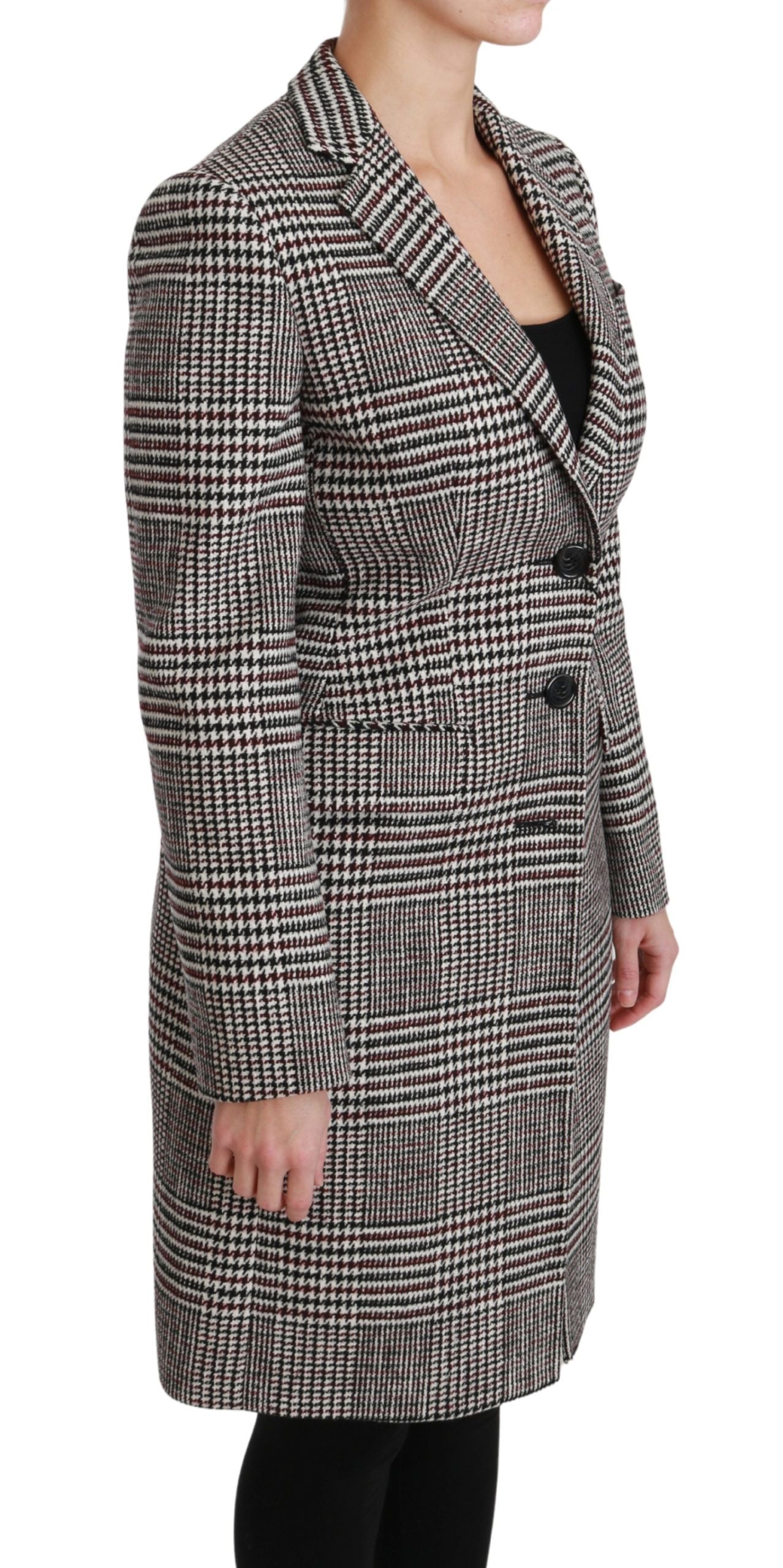 Dolce & Gabbana Multicolor Trench Knee-Length Jacket Coat-2