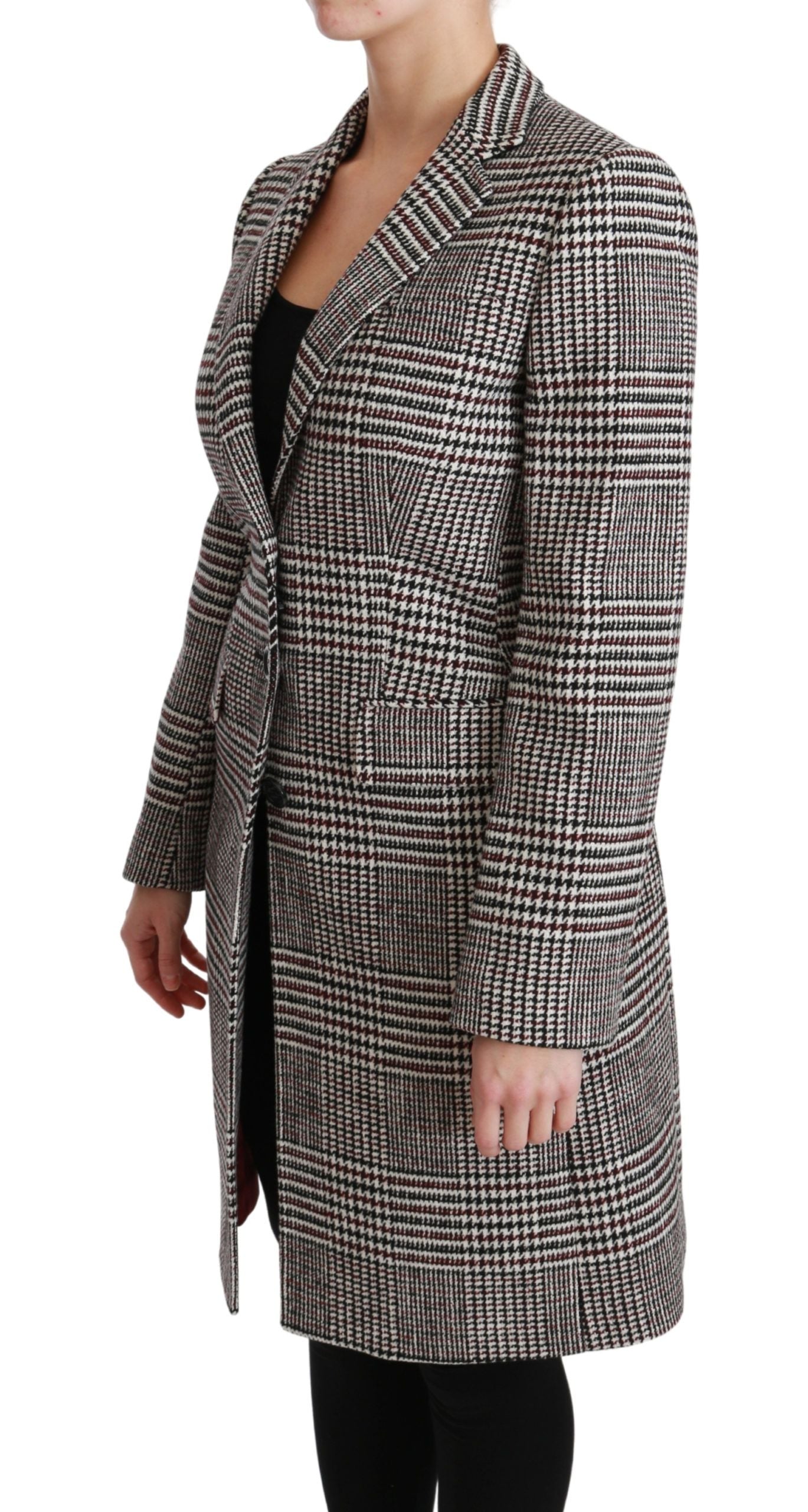 Dolce & Gabbana Multicolor Trench Knee-Length Jacket Coat-3