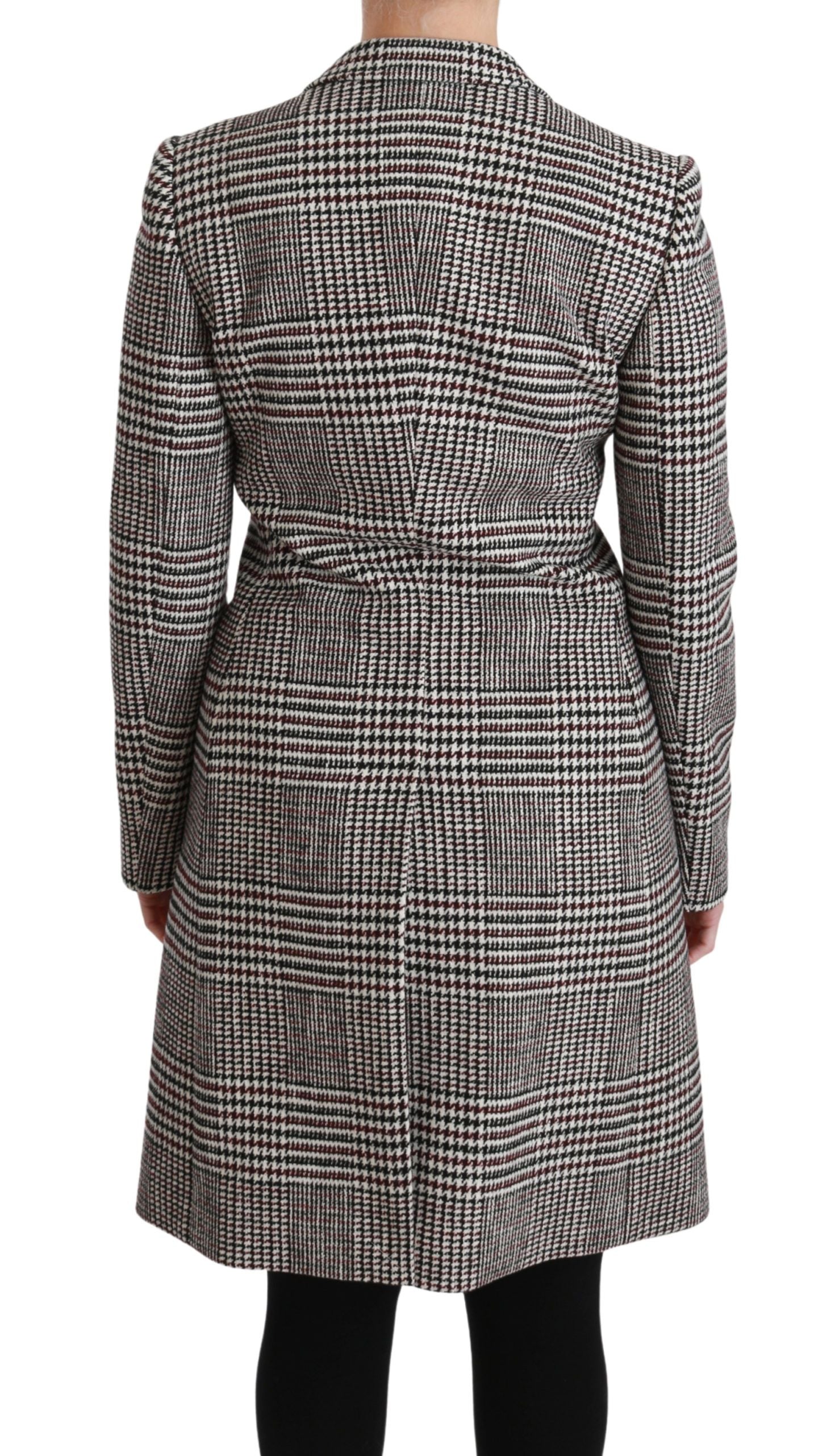 Dolce & Gabbana Multicolor Trench Knee-Length Jacket Coat-4