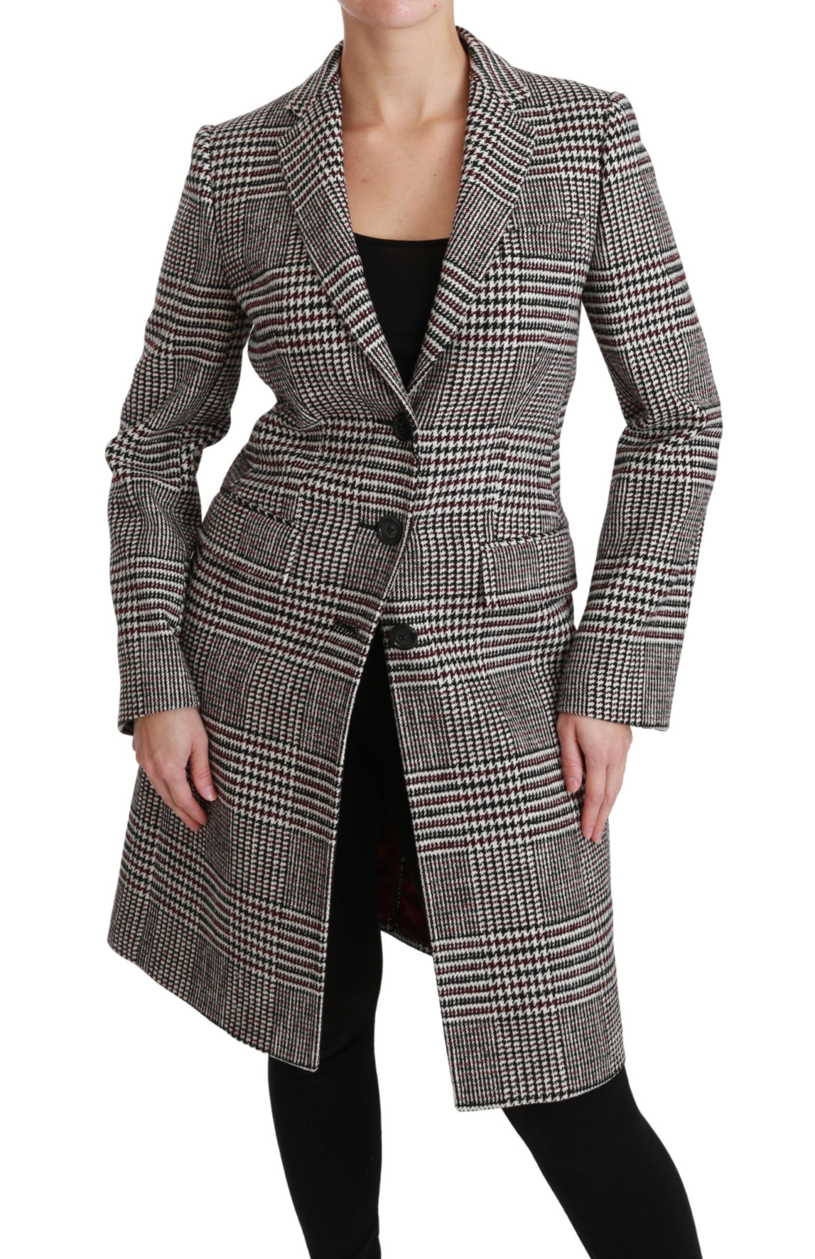 Dolce & Gabbana Multicolor Trench Knee-Length Jacket Coat-6