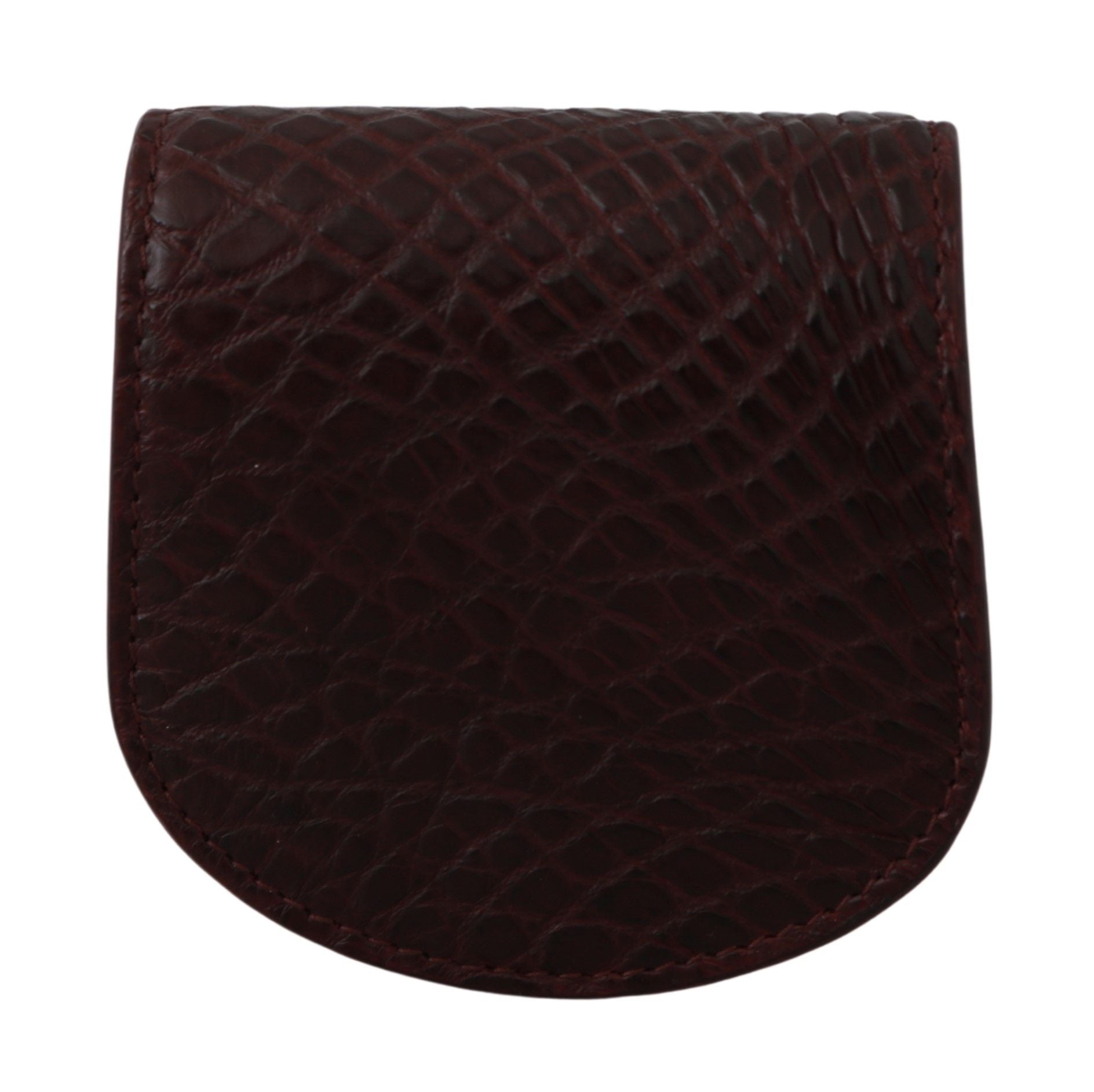 Dolce & Gabbana Brown Exotic Skin Pocket Condom Case Holder-3
