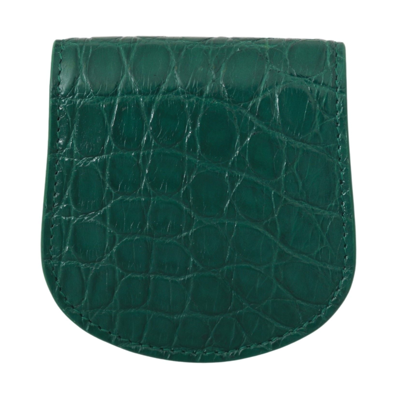 Dolce & Gabbana Green Exotic Skins Condom Case Holder Wallet-3