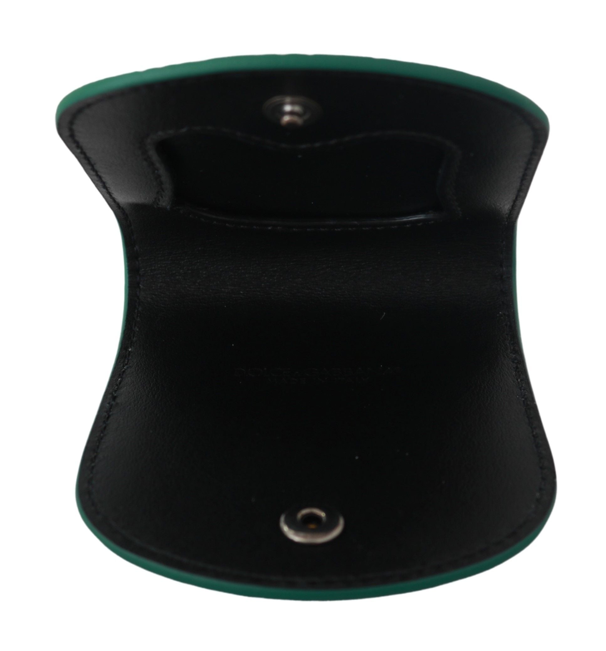 Dolce & Gabbana Green Exotic Skins Condom Case Holder Wallet-5