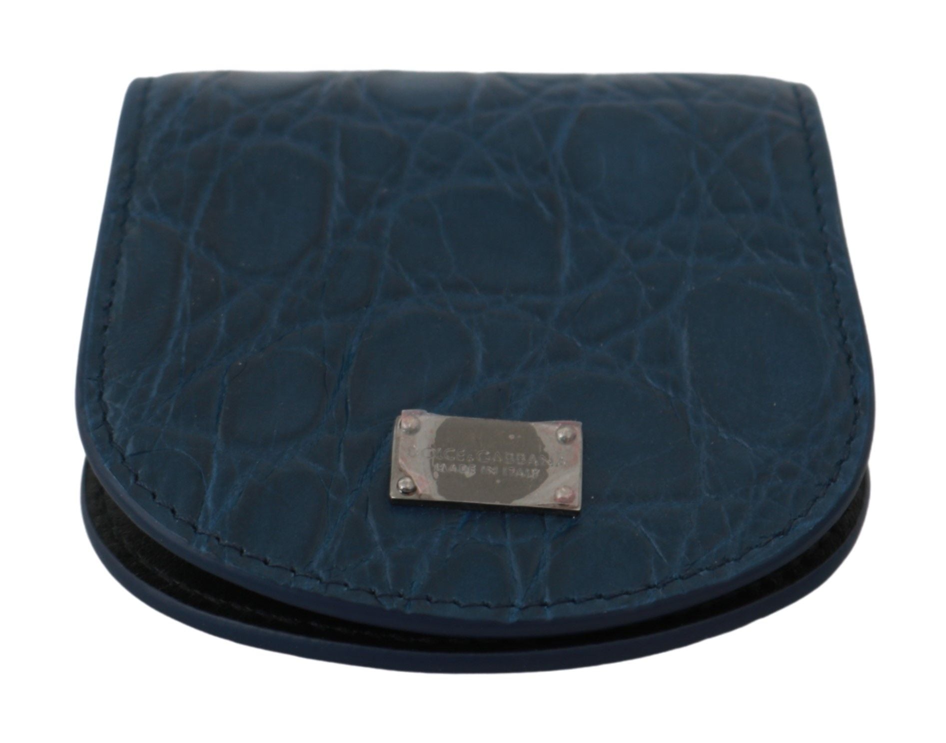 Dolce & Gabbana blue leather bag with condom holder-4