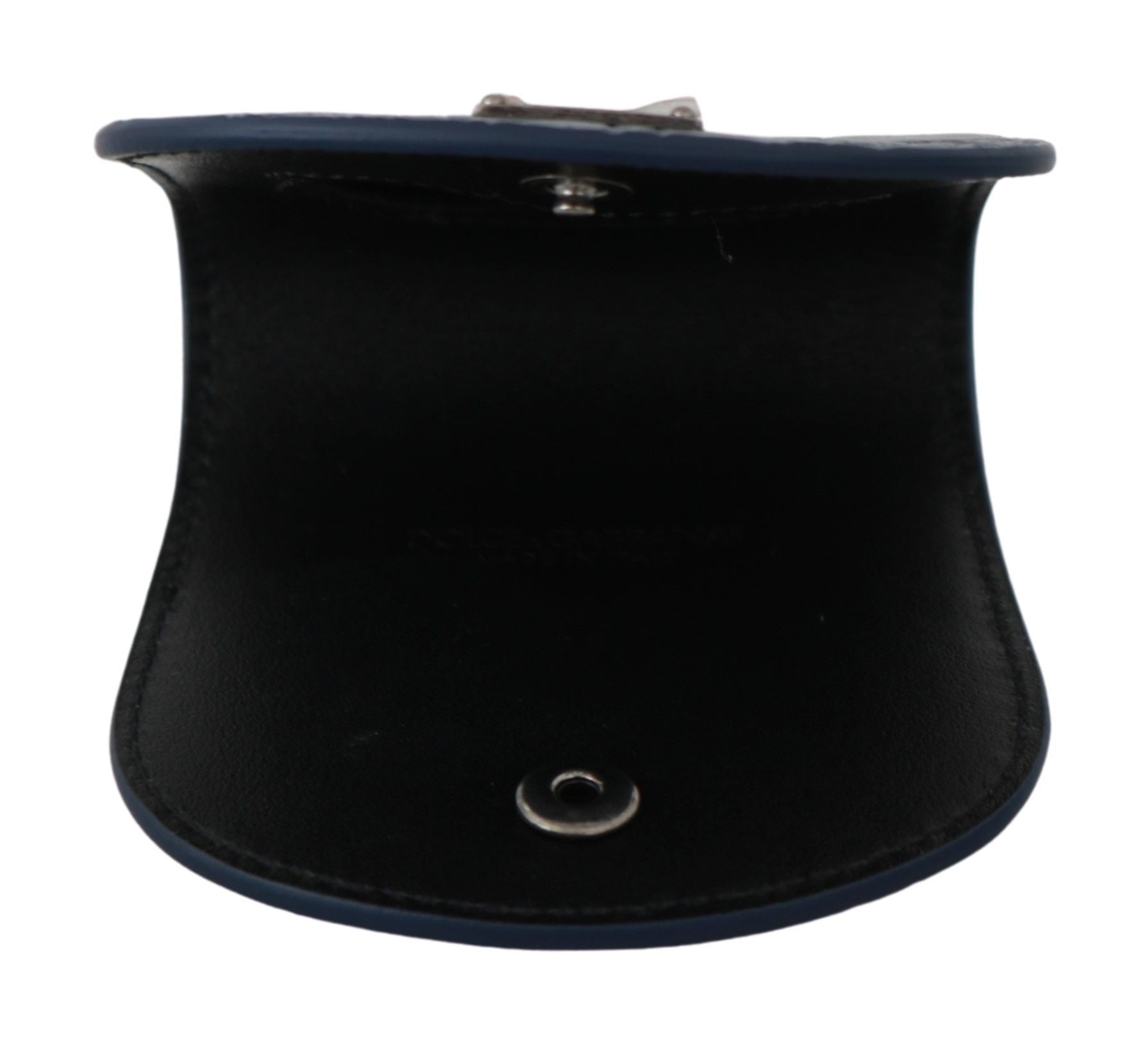 Dolce & Gabbana blue leather bag with condom holder-5