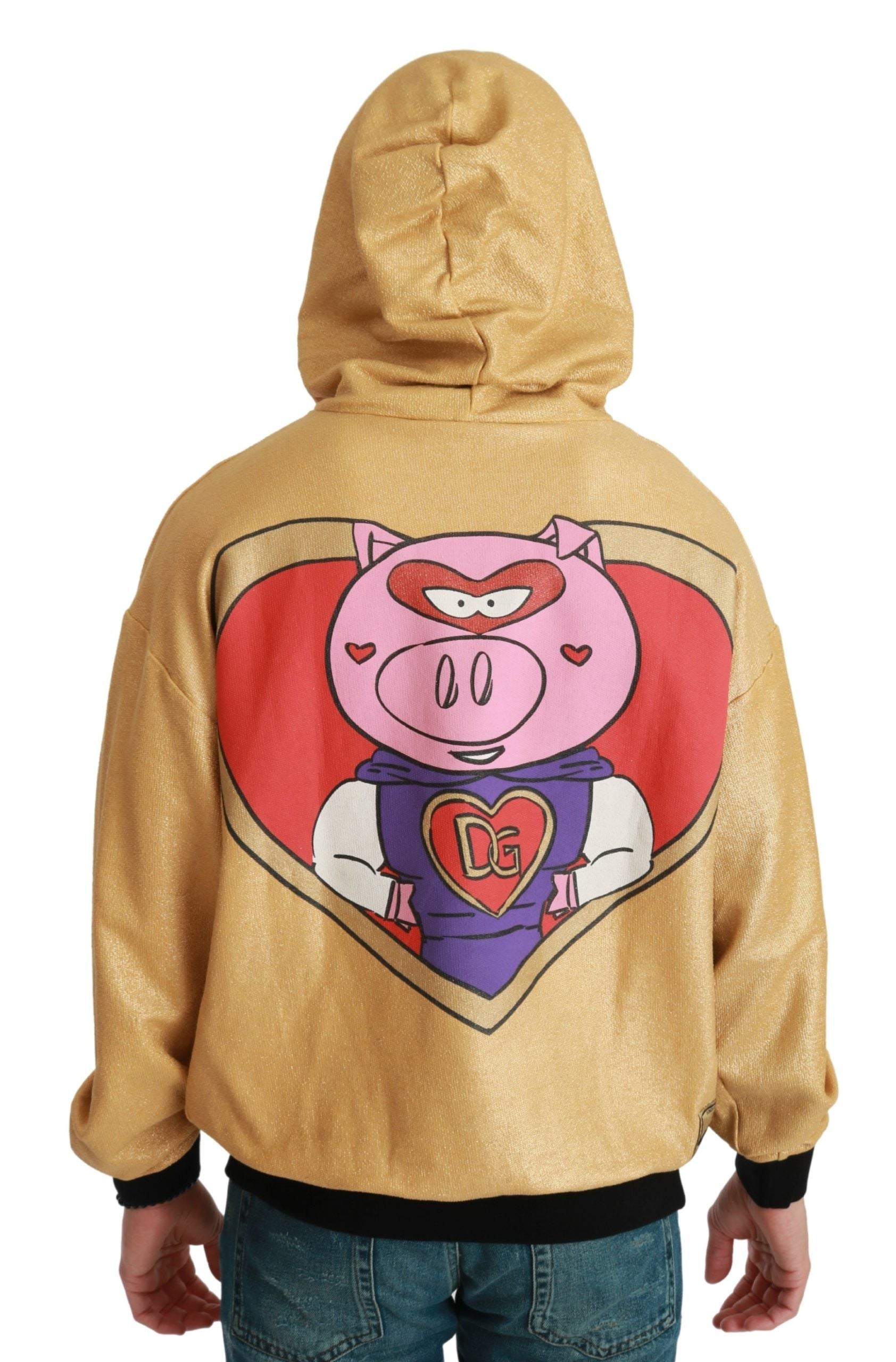 Dolce & Gabbana Golden Pig of the Year Hoodie-6
