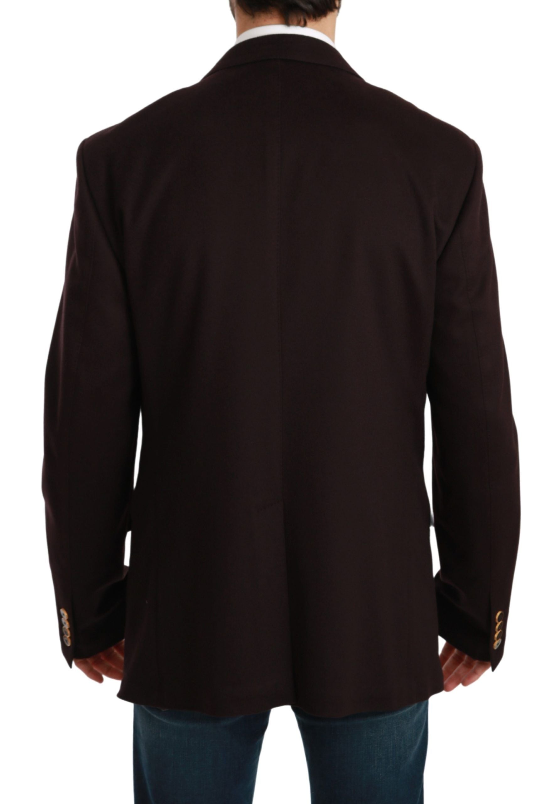 Dolce & Gabbana Bordeaux cashmere coat, Taormina blazer-3