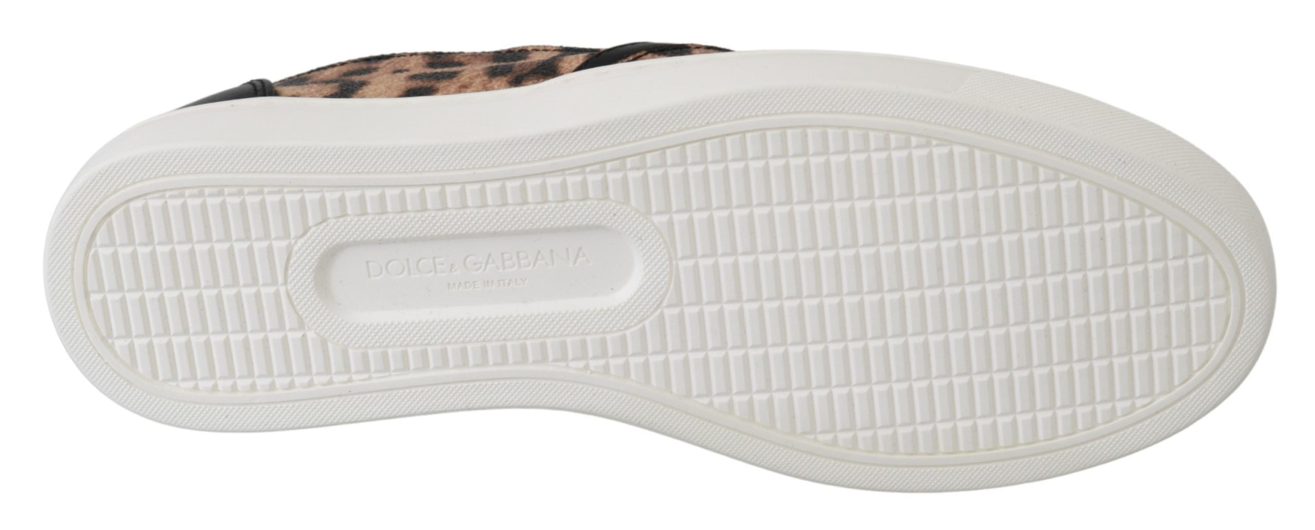 Dolce & Gabbana Leather Leopard #dgfamily Loafers Shoes-3
