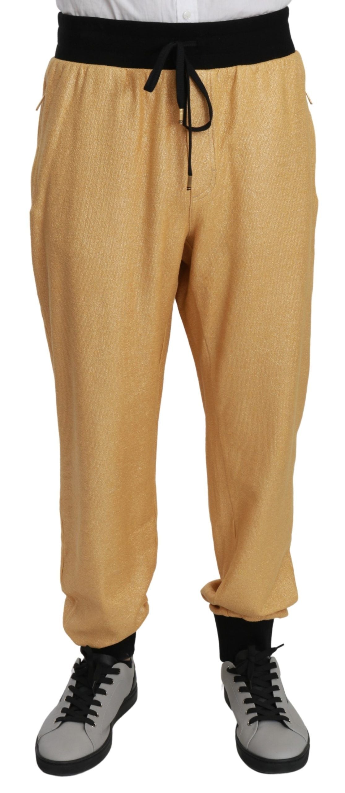 Pantalones de algodón para hombre Dolce & Gabbana Gold Year of the Pig-1
