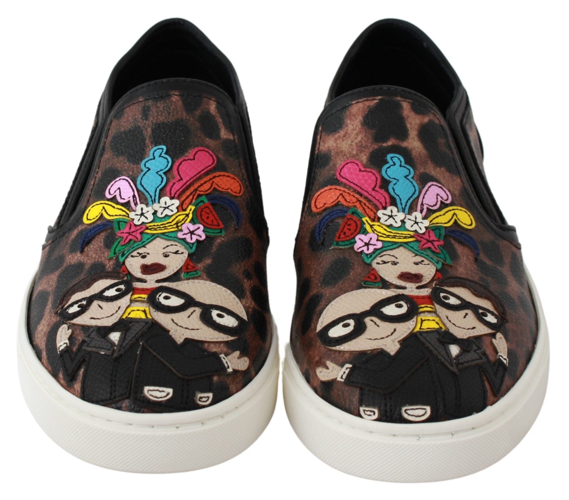 Mocasines de piel de leopardo de Dolce & Gabbana #dgfamily-2