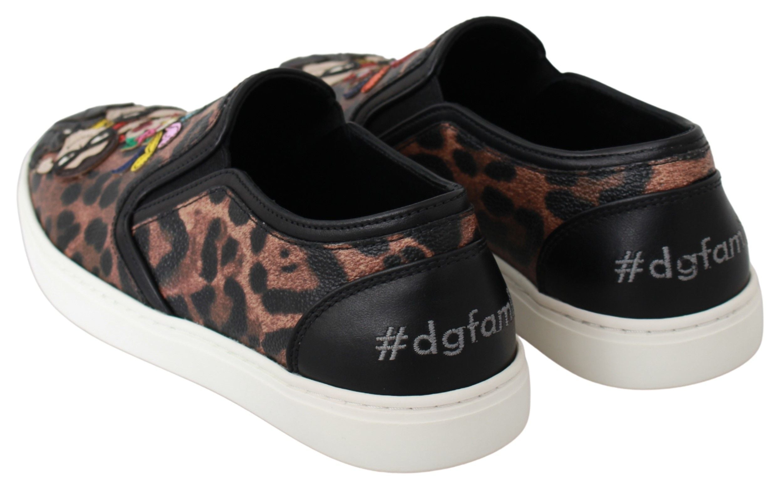 Mocasines de piel de leopardo de Dolce & Gabbana #dgfamily-4