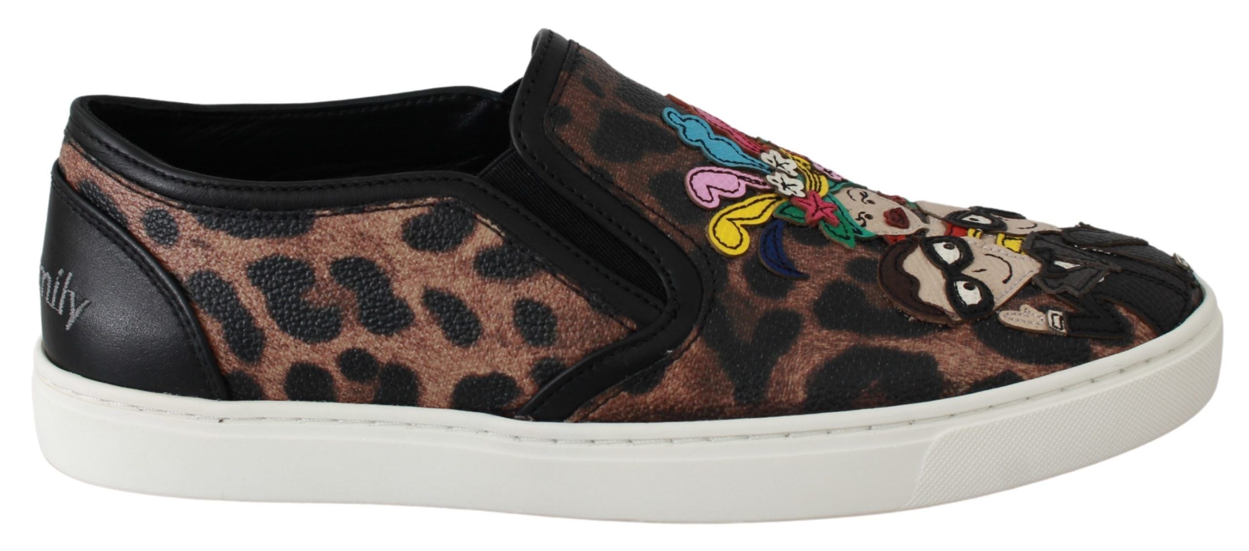 Mocasines de piel de leopardo de Dolce & Gabbana #dgfamily-1