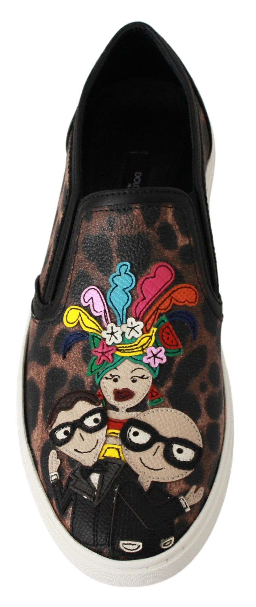 Mocasines de piel de leopardo de Dolce & Gabbana #dgfamily-7