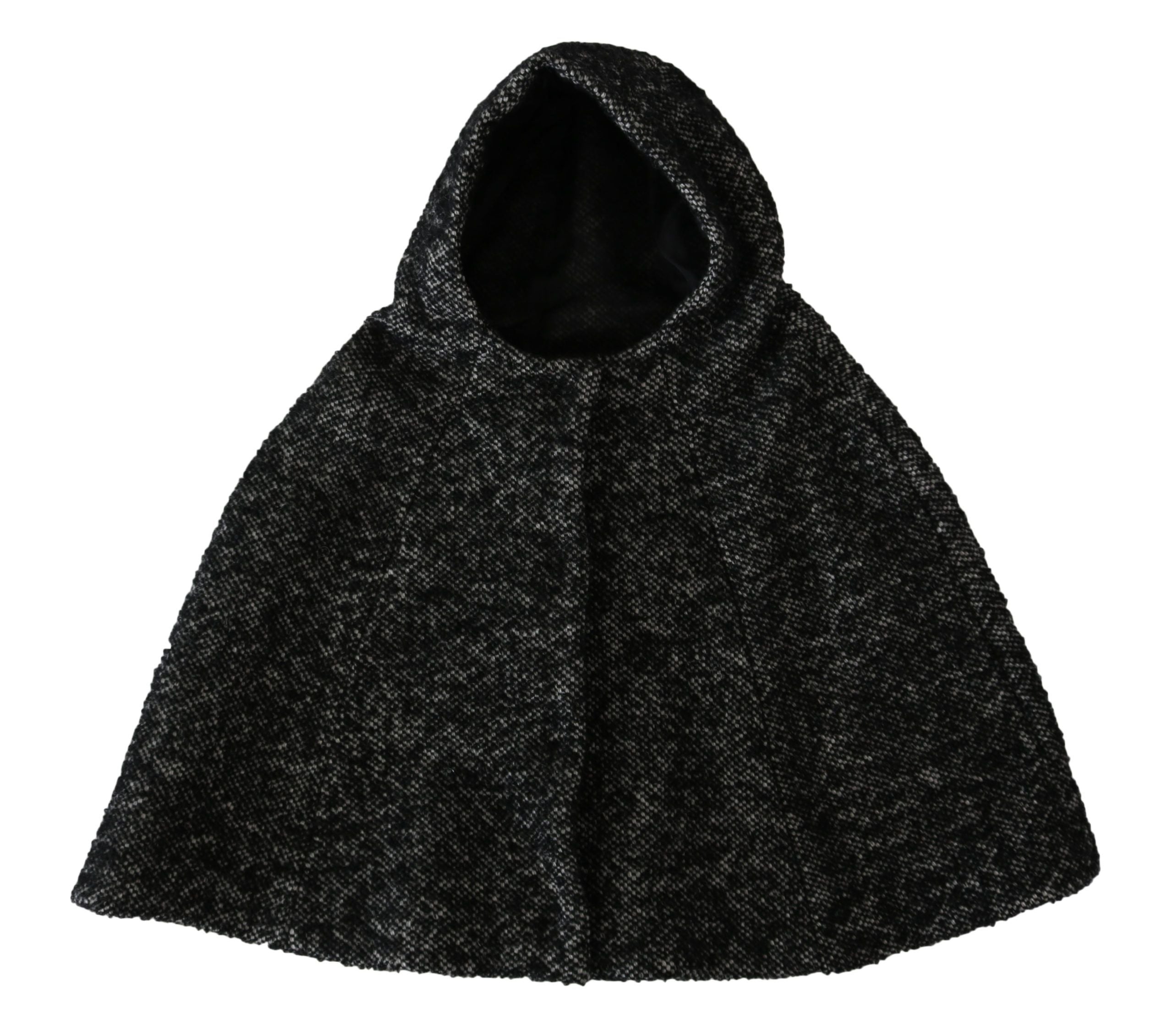 Dolce & Gabbana Grey Tweet Wool Kaftan Jacket Coat Top
