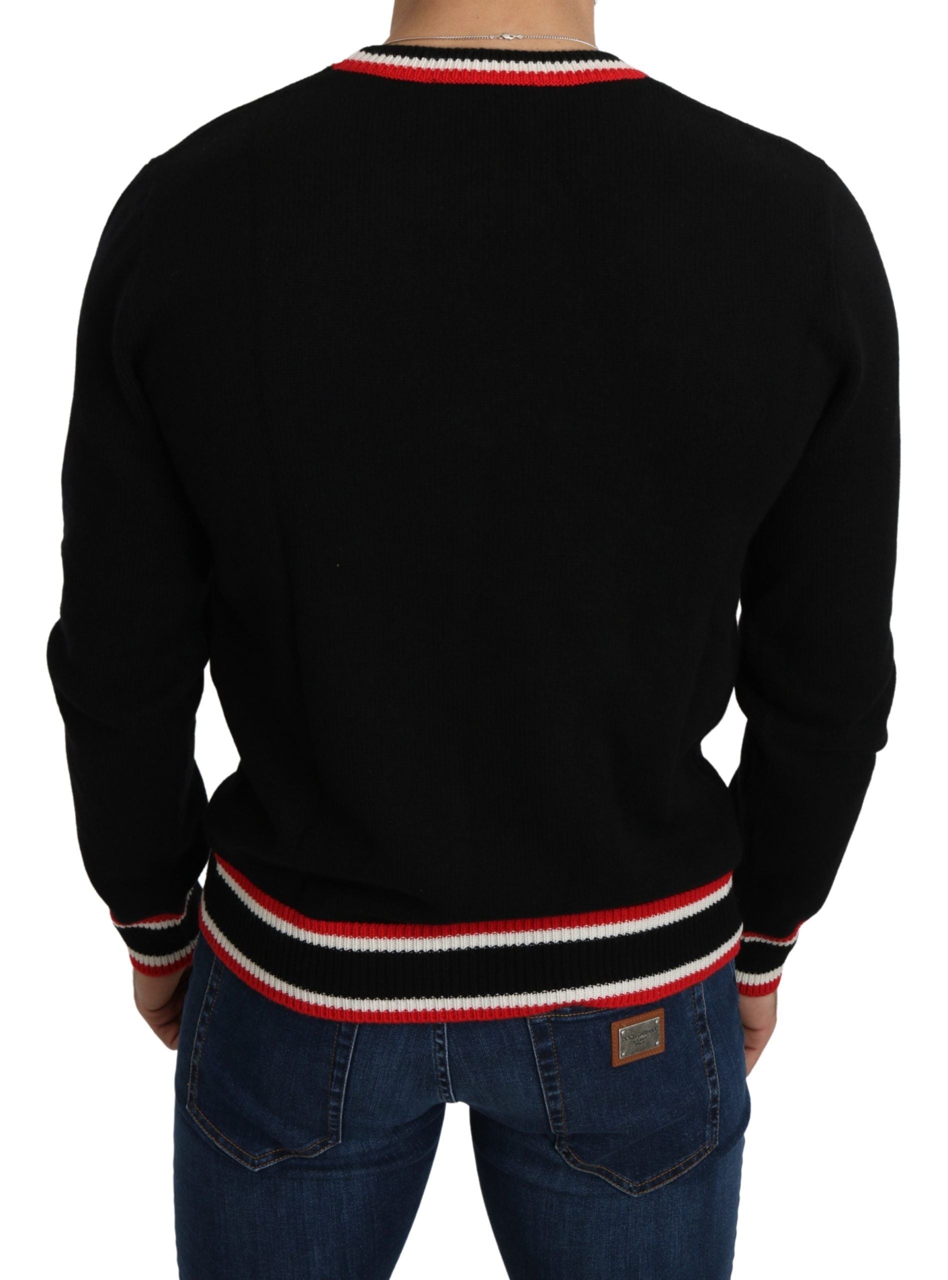 Dolce & Gabbana Black Cashmere Sweater Pig of the Year-3