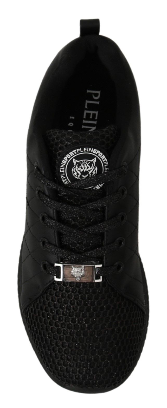 Philipp Plein Black Casual Running Sneakers Shoes-3