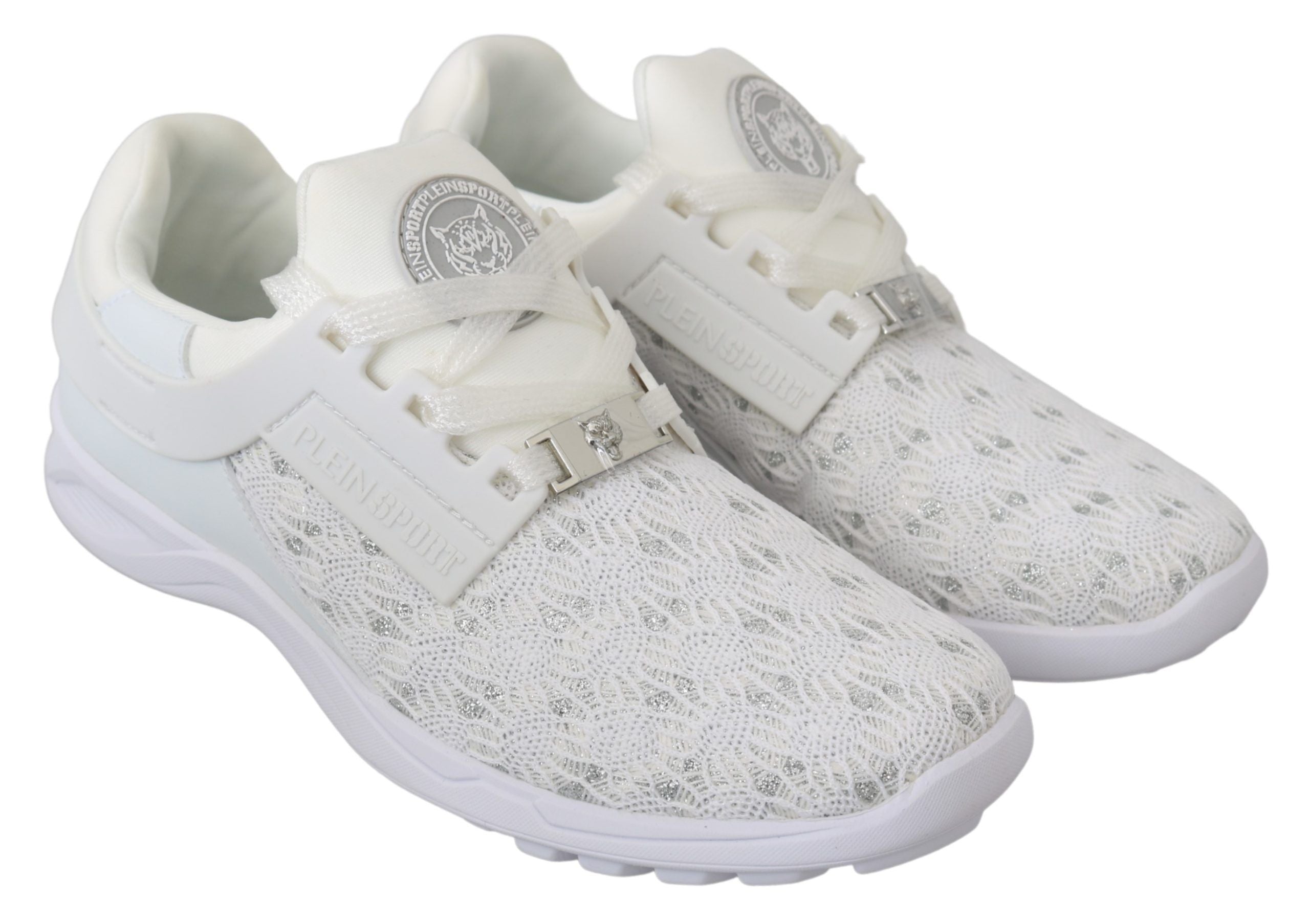Philipp Plein White Polyester Casual Shoes-5