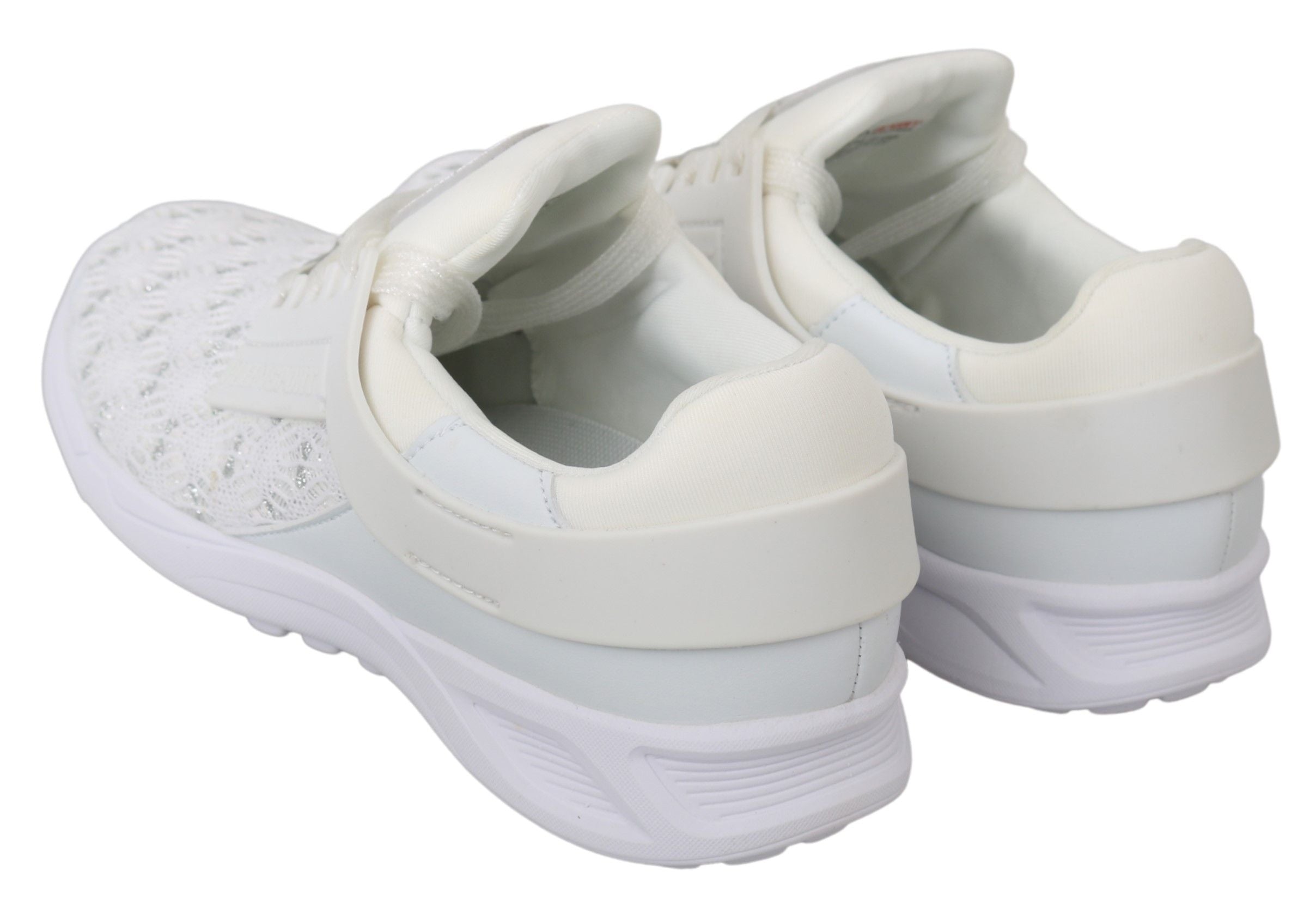 Philipp Plein White Polyester Casual Shoes-6