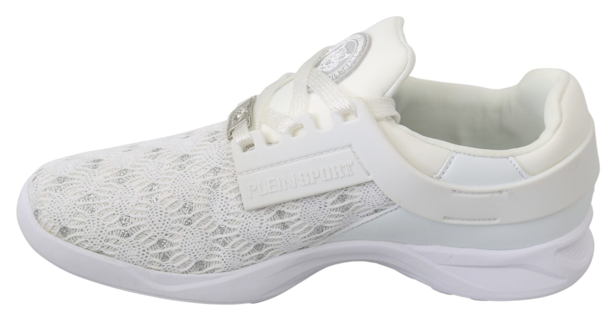 Philipp Plein White Polyester Casual Shoes-7