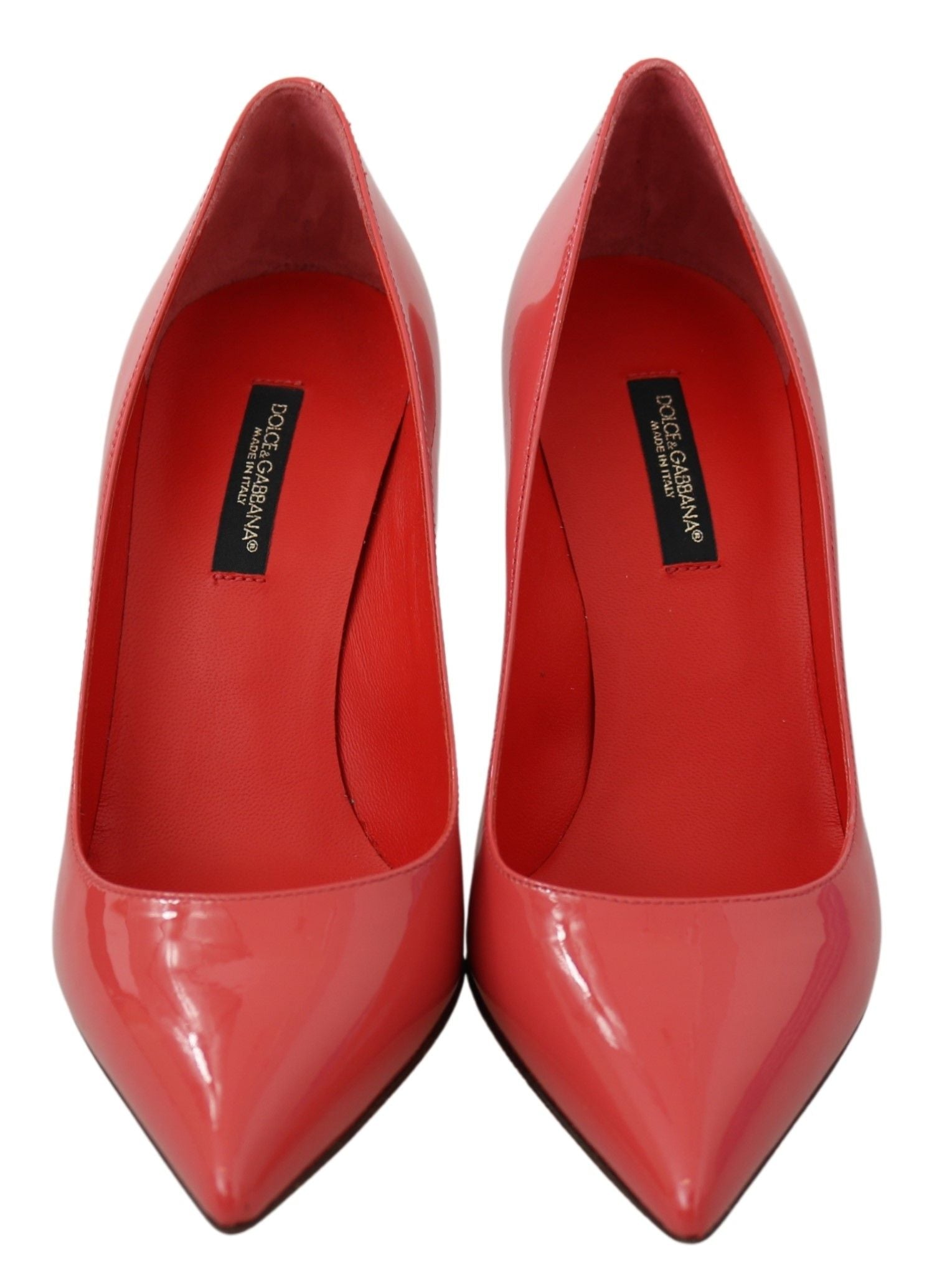 Dolce & Gabbana Dunkelrosa Lackleder Heels Pumps-4