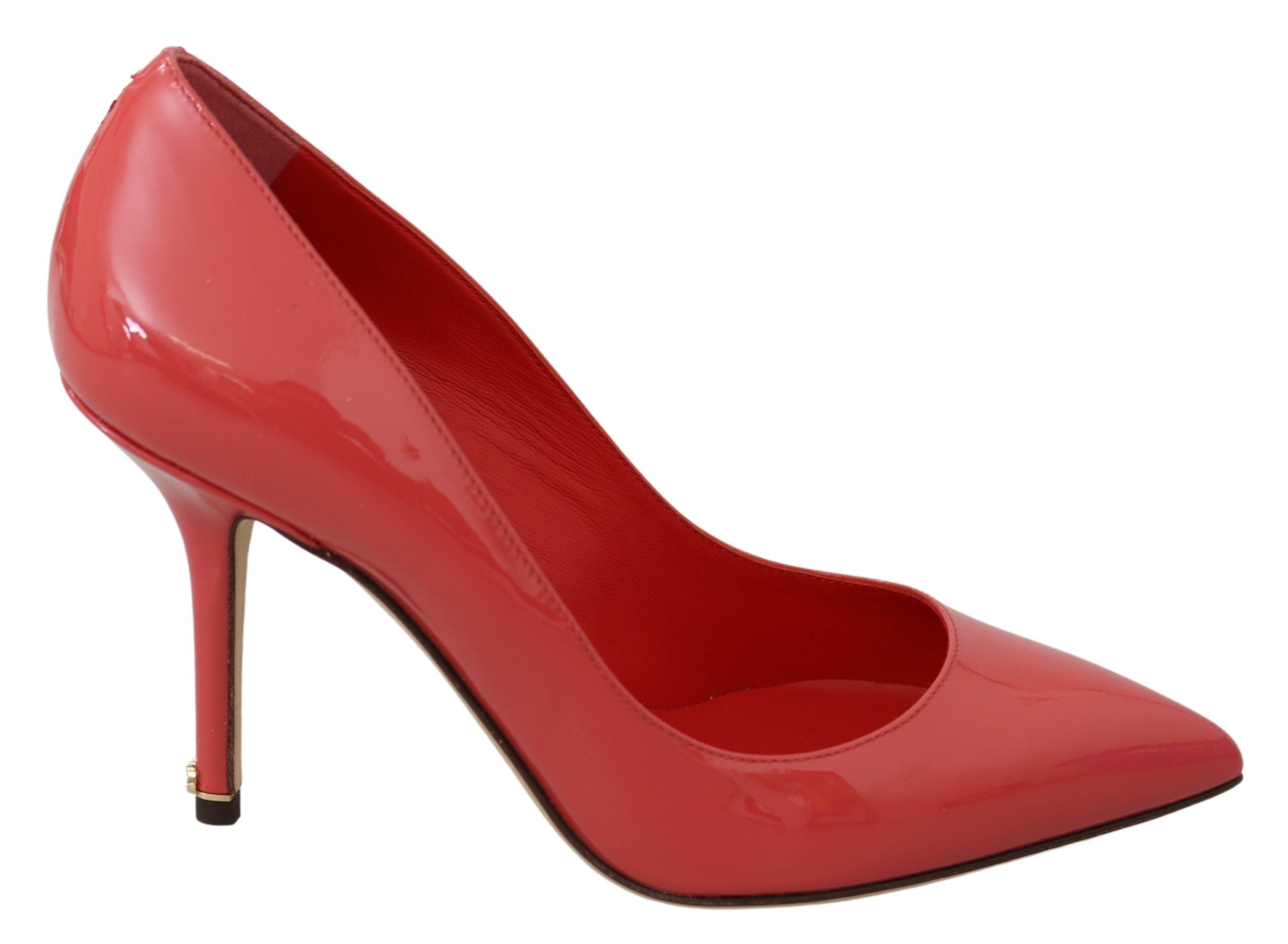 Dolce & Gabbana Dunkelrosa Lackleder Heels Pumps-1