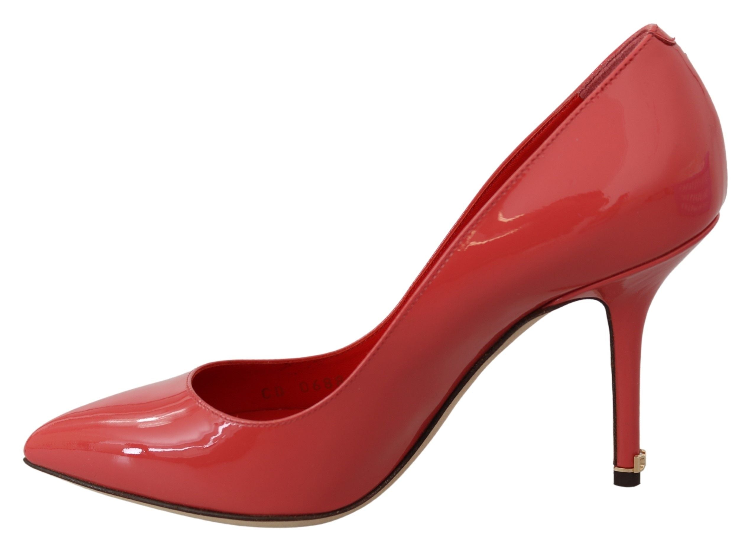 Dolce & Gabbana Dunkelrosa Lackleder Heels Pumps-7