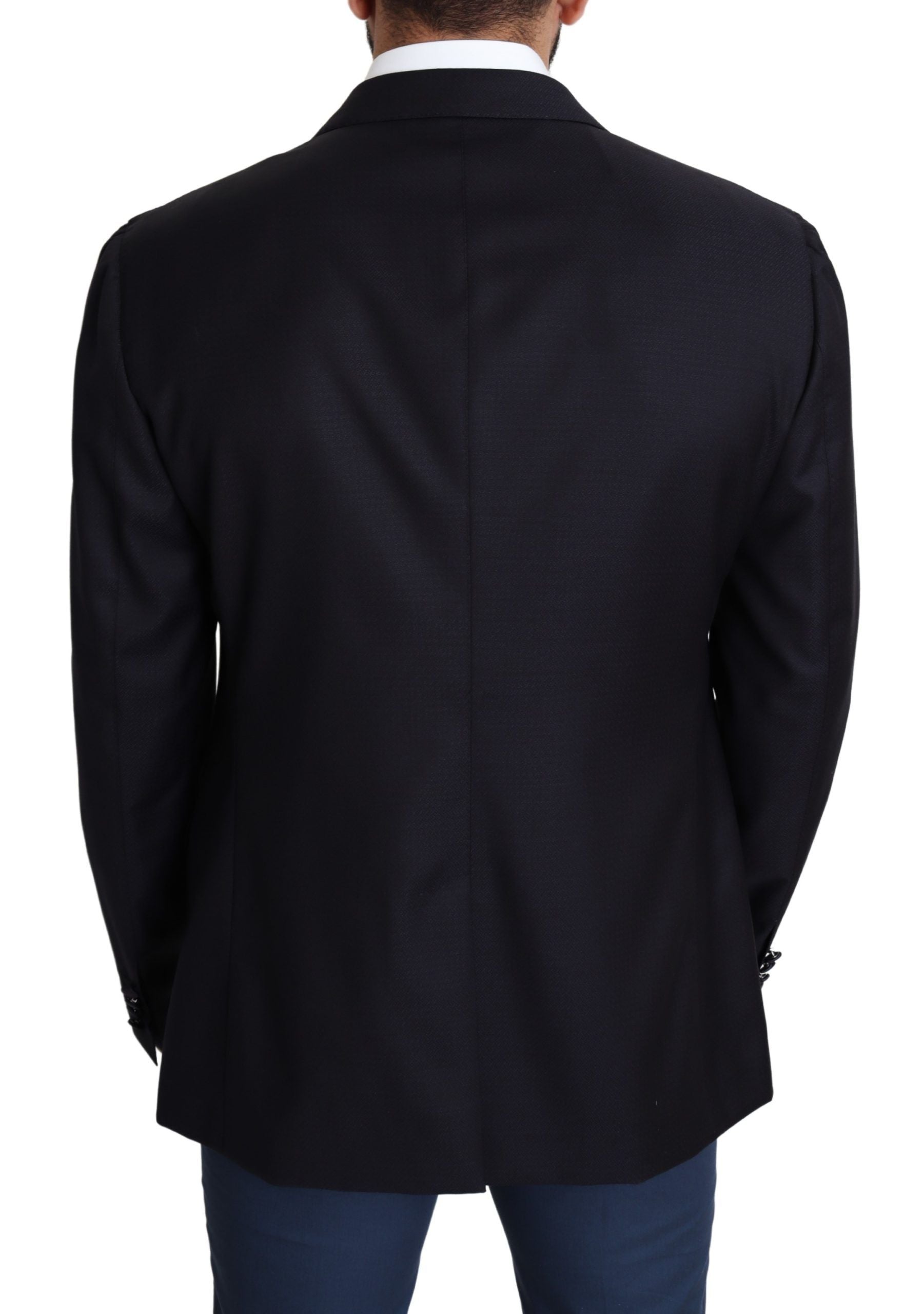 Dolce & Gabbana Black single-breasted NAPOLI wool blazer-5