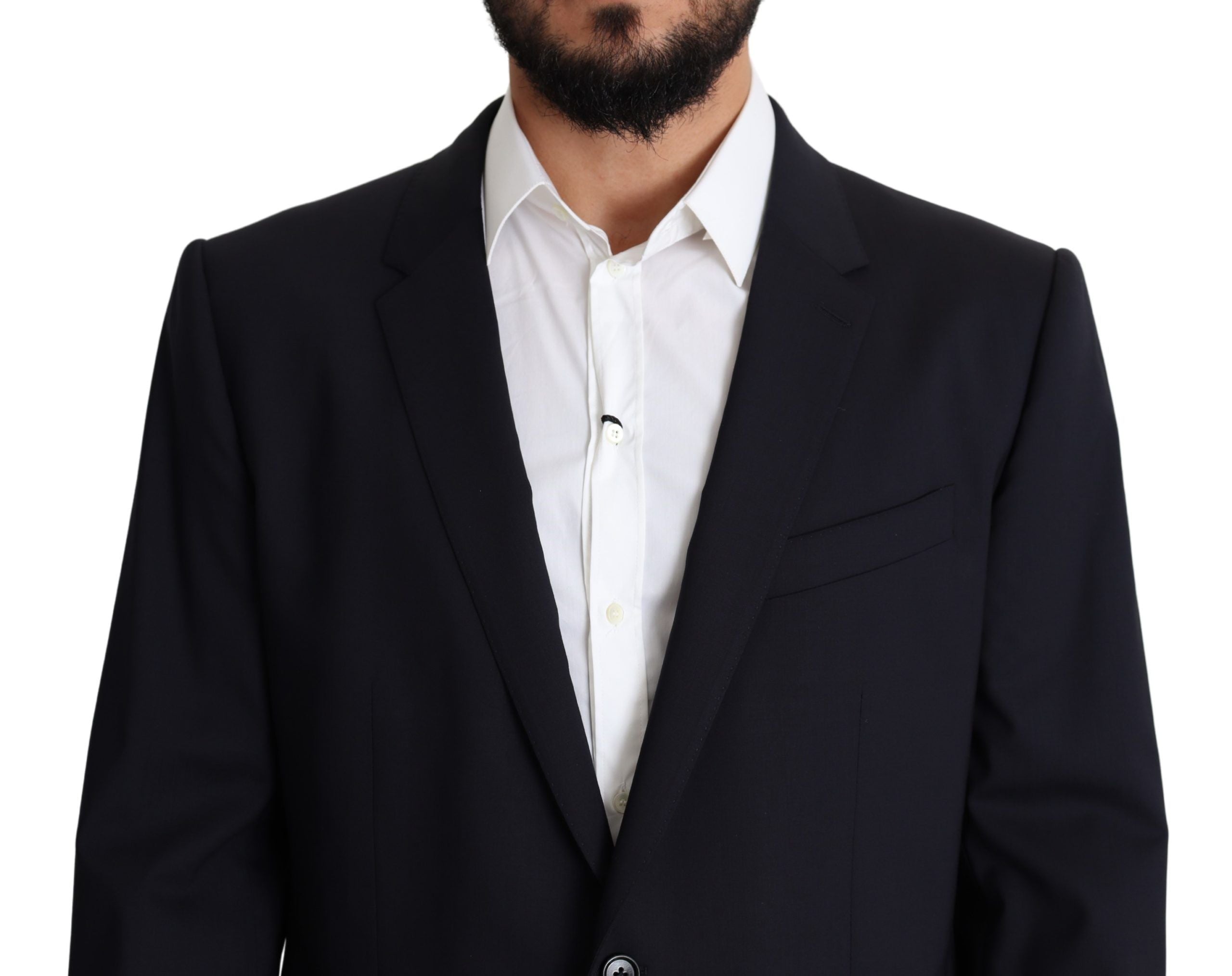 Dolce & Gabbana Black Wool Stretch Coat MARTINI Blazer-3