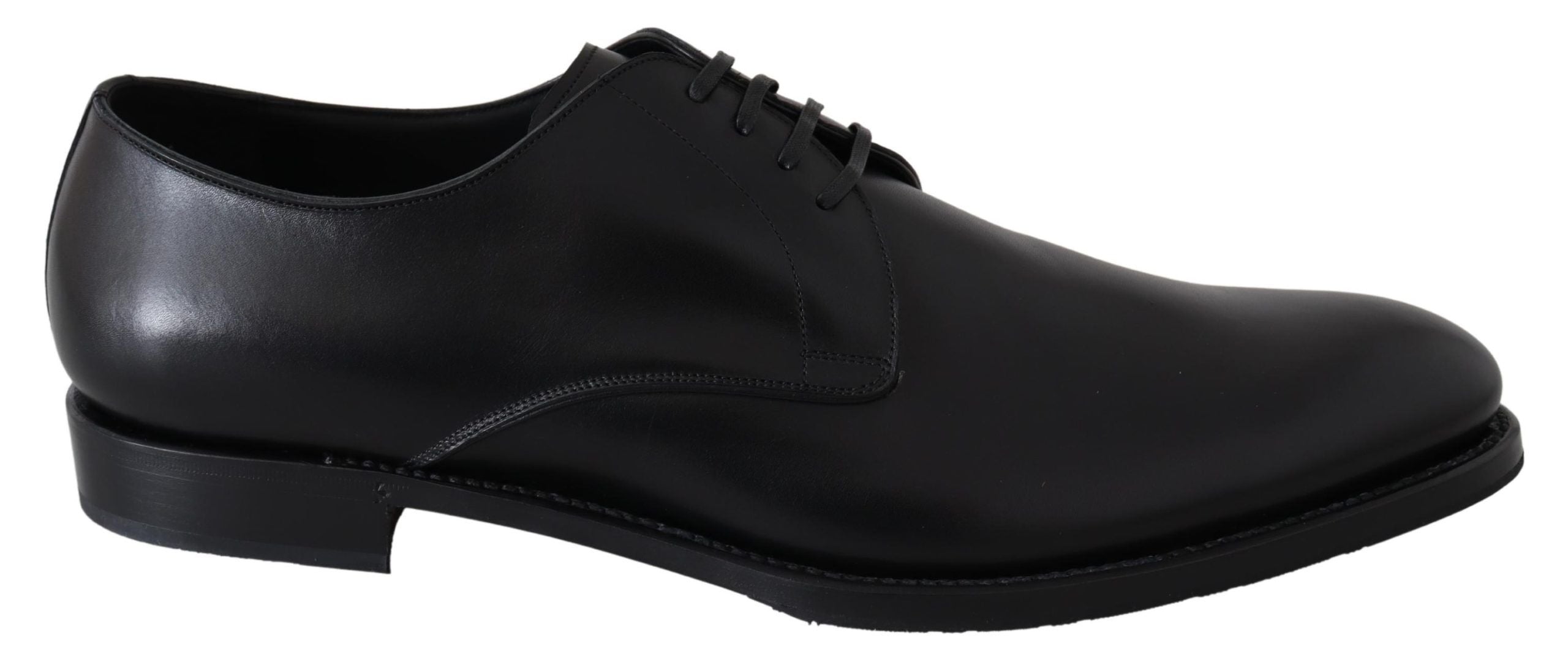Dolce & Gabbana Black Leather Sartoria Handmade Shoes