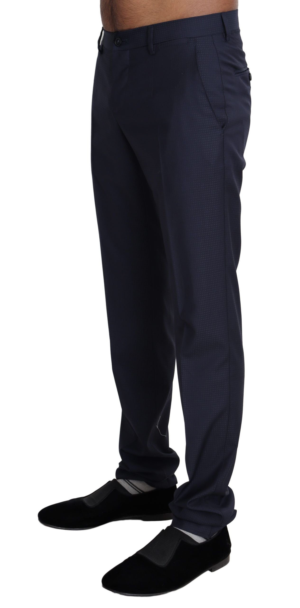 Pantalones de vestir azul marino formales para hombre de Dolce & Gabbana-2