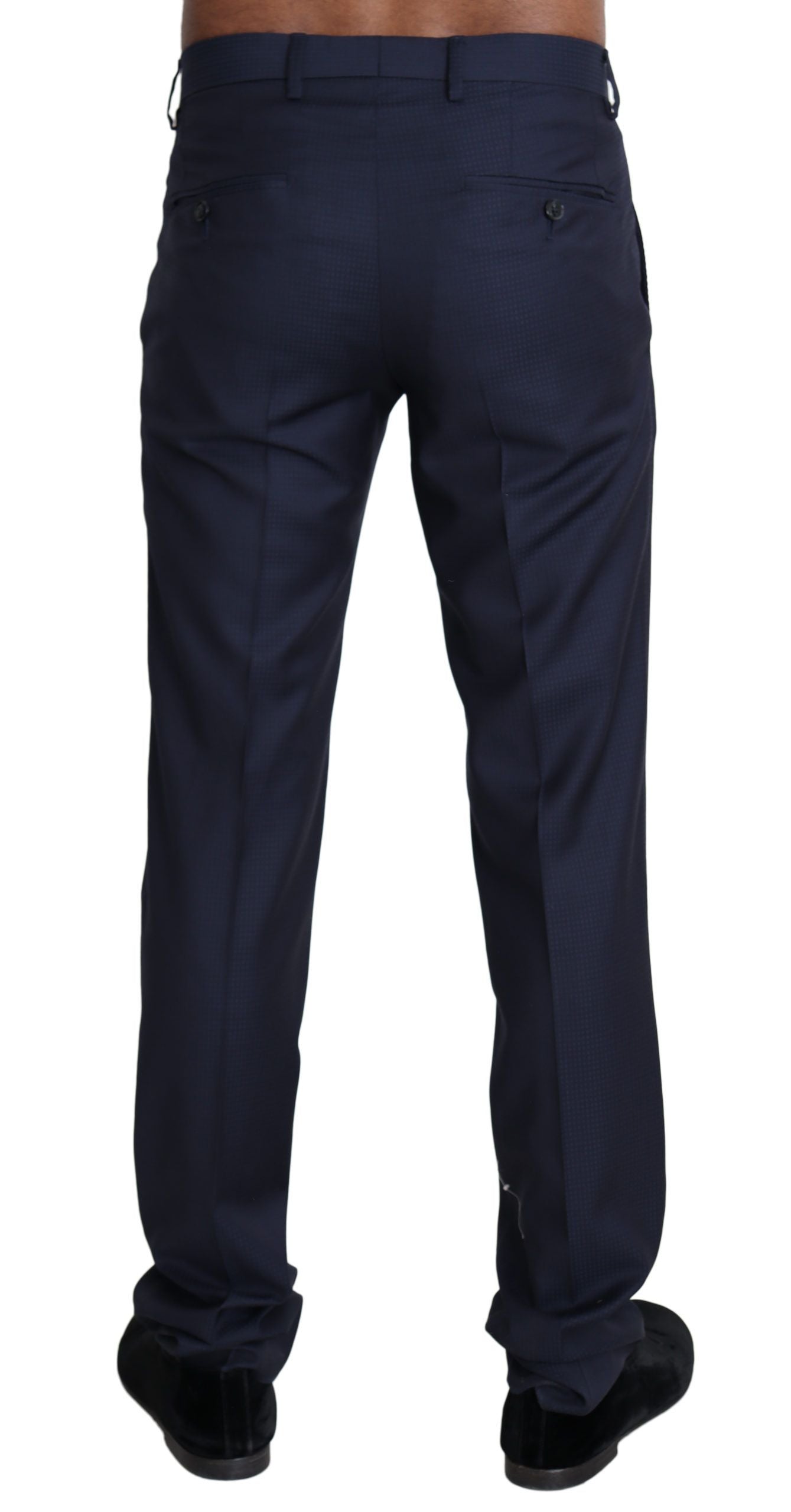 Pantalones de vestir azul marino formales para hombre de Dolce & Gabbana-3