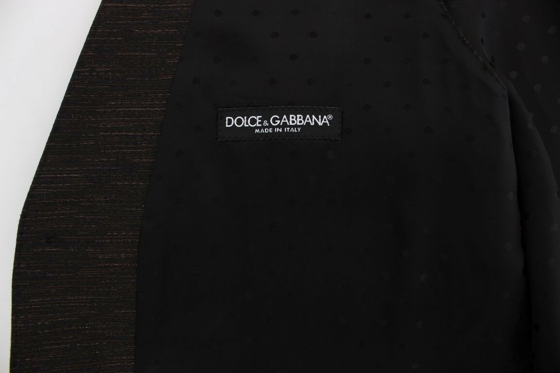 Dolce & Gabbana Schwarzes Woll-Logo-Kleid Gilet Vest-5