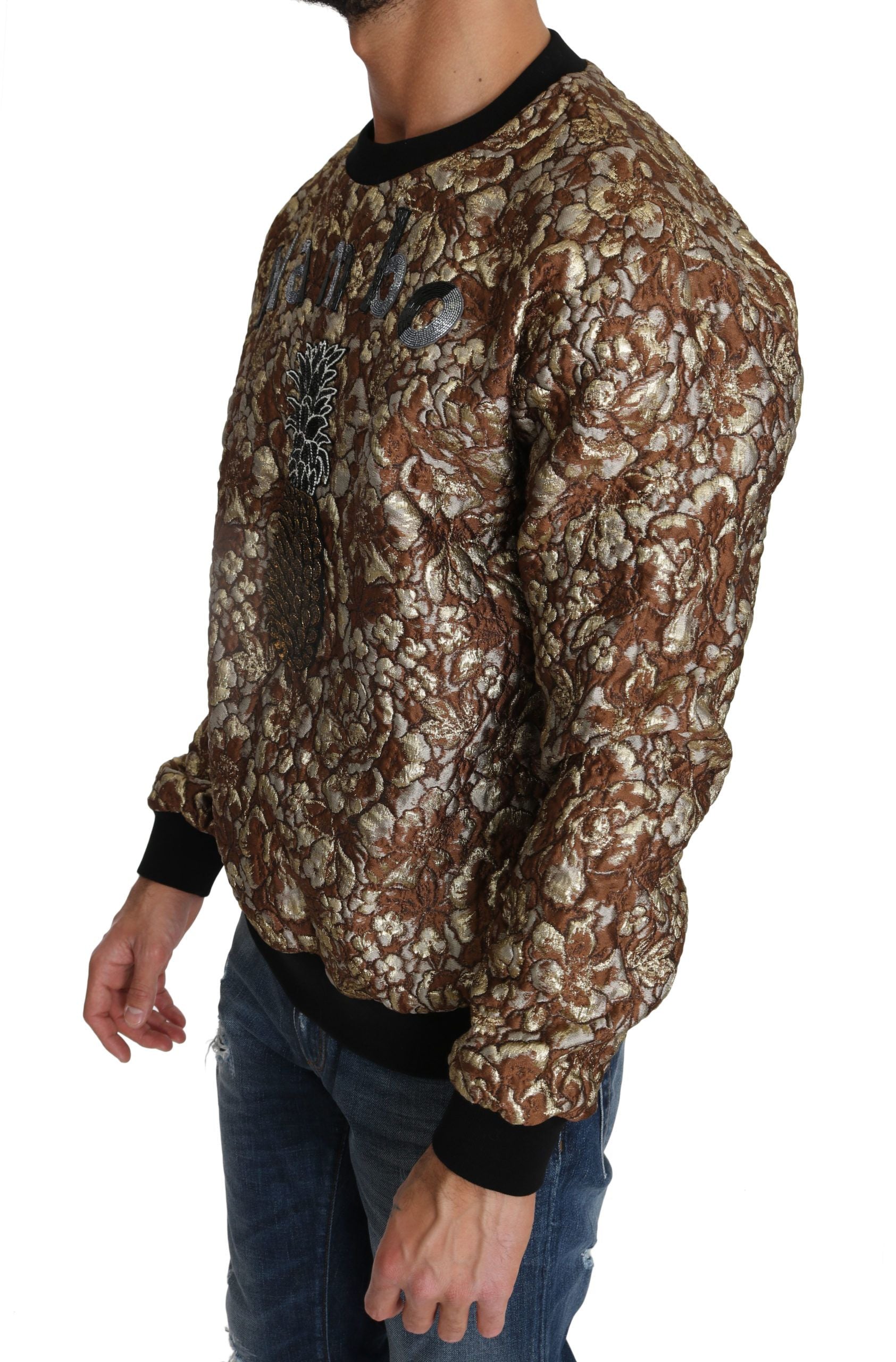 Dolce & Gabbana Multicolor MAMBO Jacquard-Ananas-Pullover-2