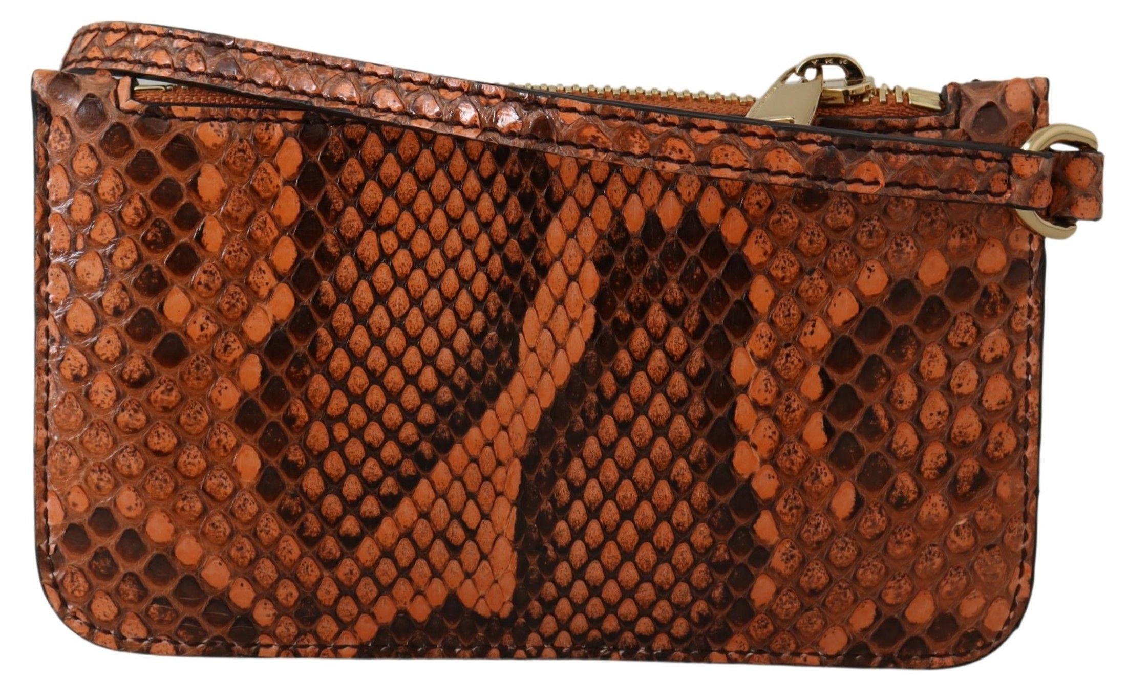 Dolce & Gabbana Brown Leather Wallet Mirror AGNESE Wallet-3