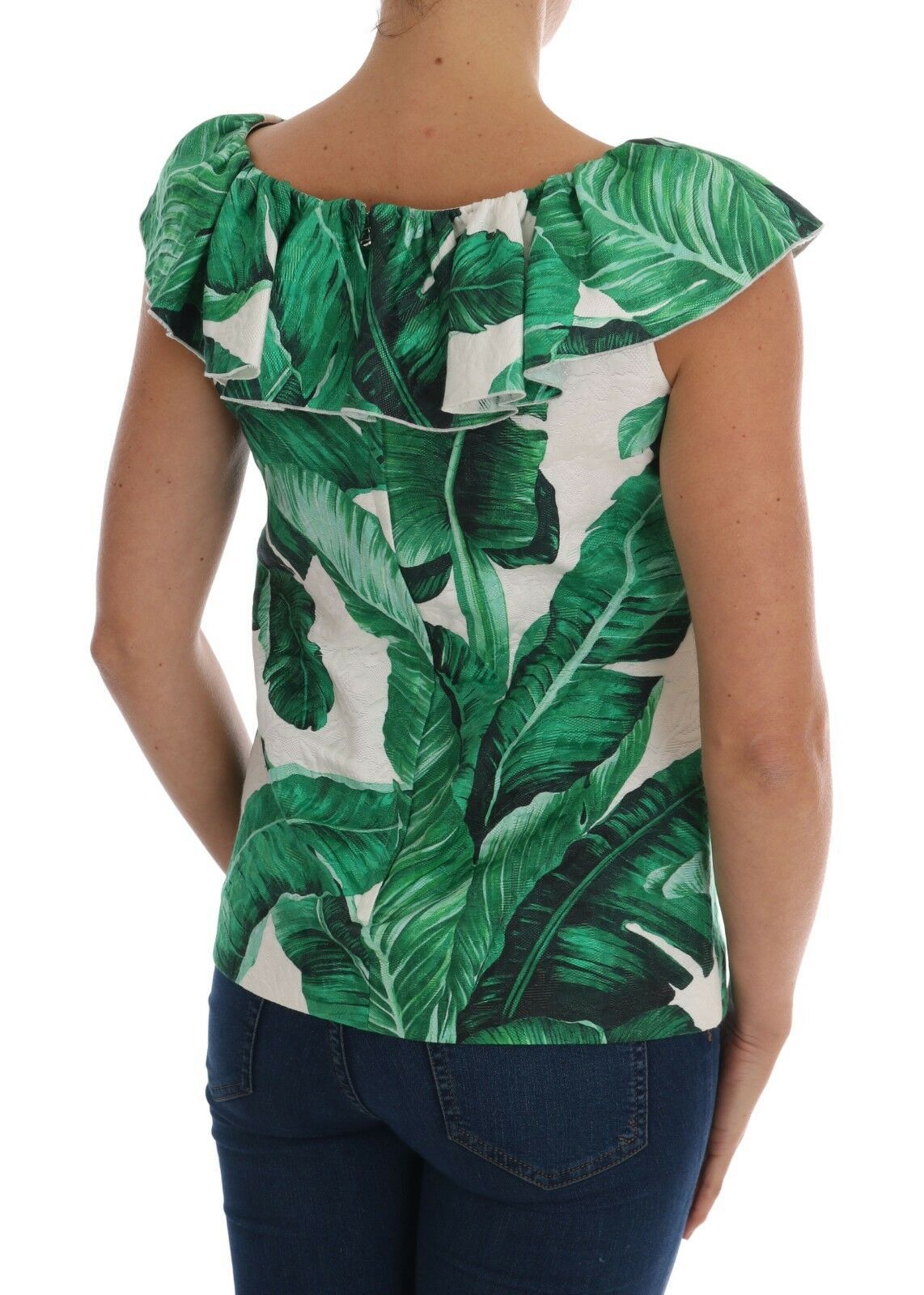 Dolce & Gabbana Pineapple Banana Sequin Blouse T-Shirt-3